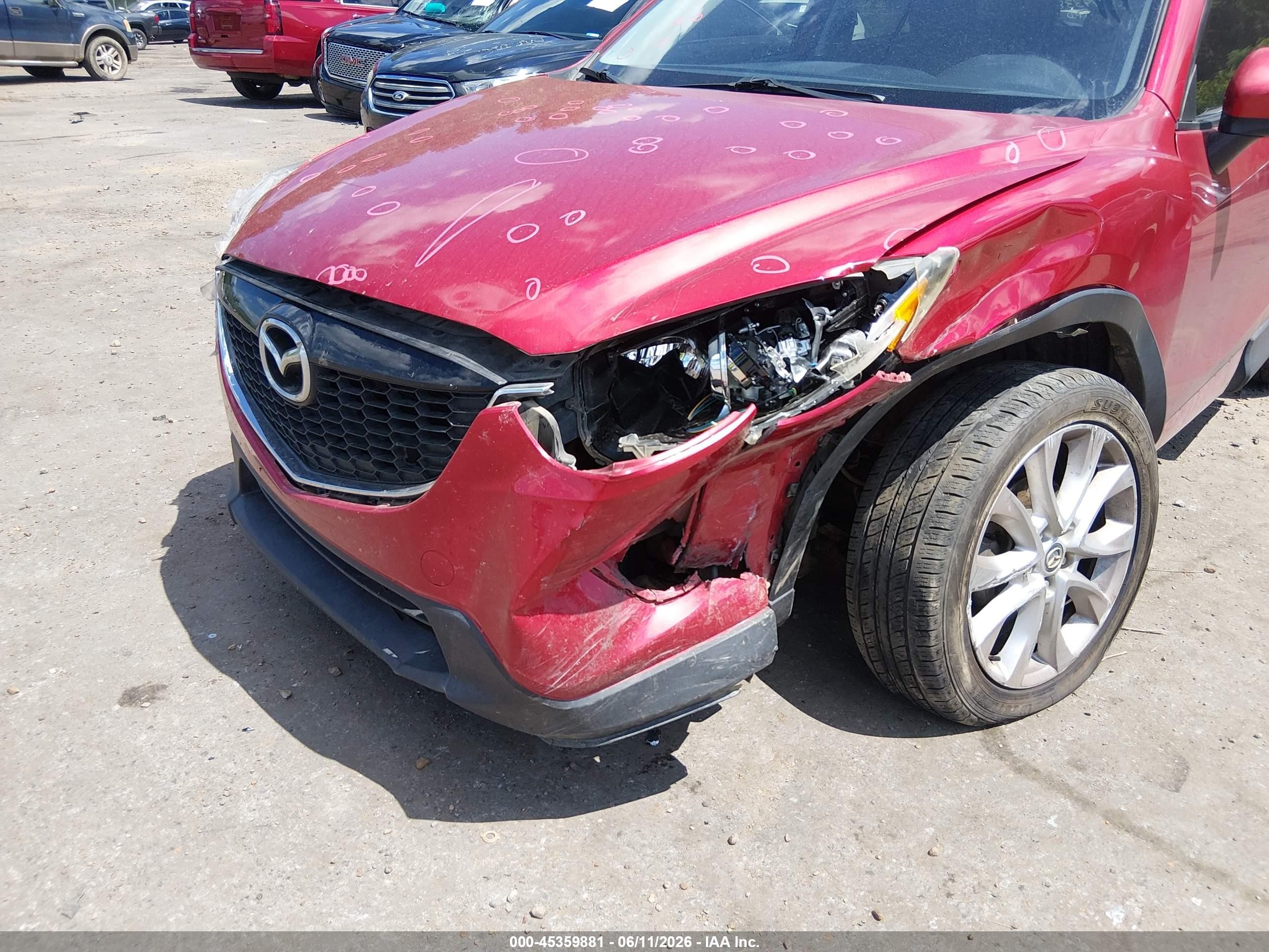 2015 Mazda Cx-5 Grand Touring Red vin: JM3KE2DYXF0540252