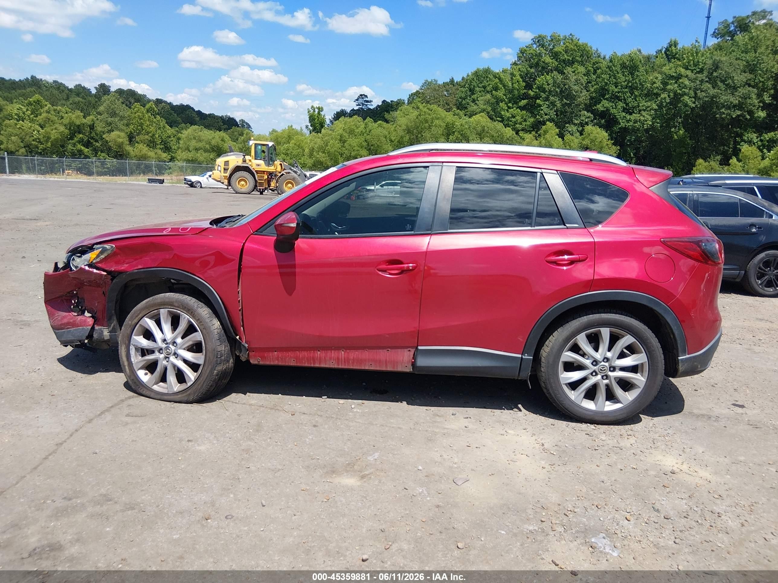 2015 Mazda Cx-5 Grand Touring Red vin: JM3KE2DYXF0540252