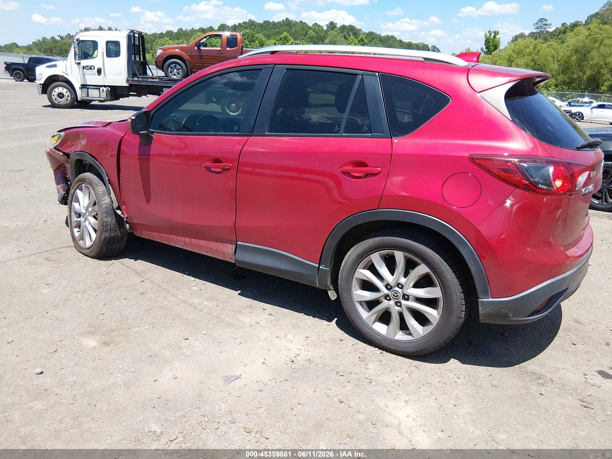 2015 Mazda Cx-5 Grand Touring Red vin: JM3KE2DYXF0540252
