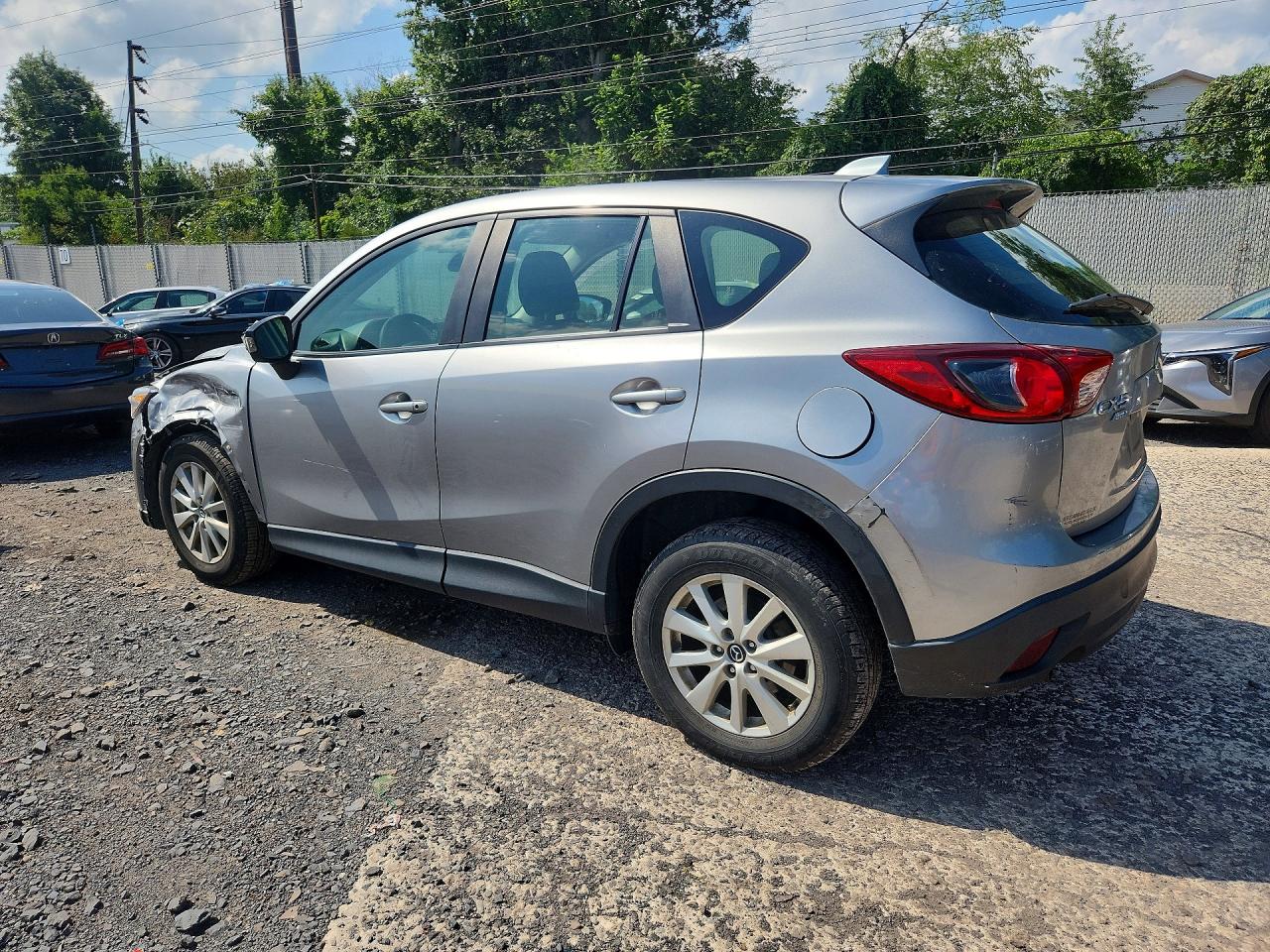 2014 Mazda Cx-5 Sport Silver vin: JM3KE4BE0E0312179