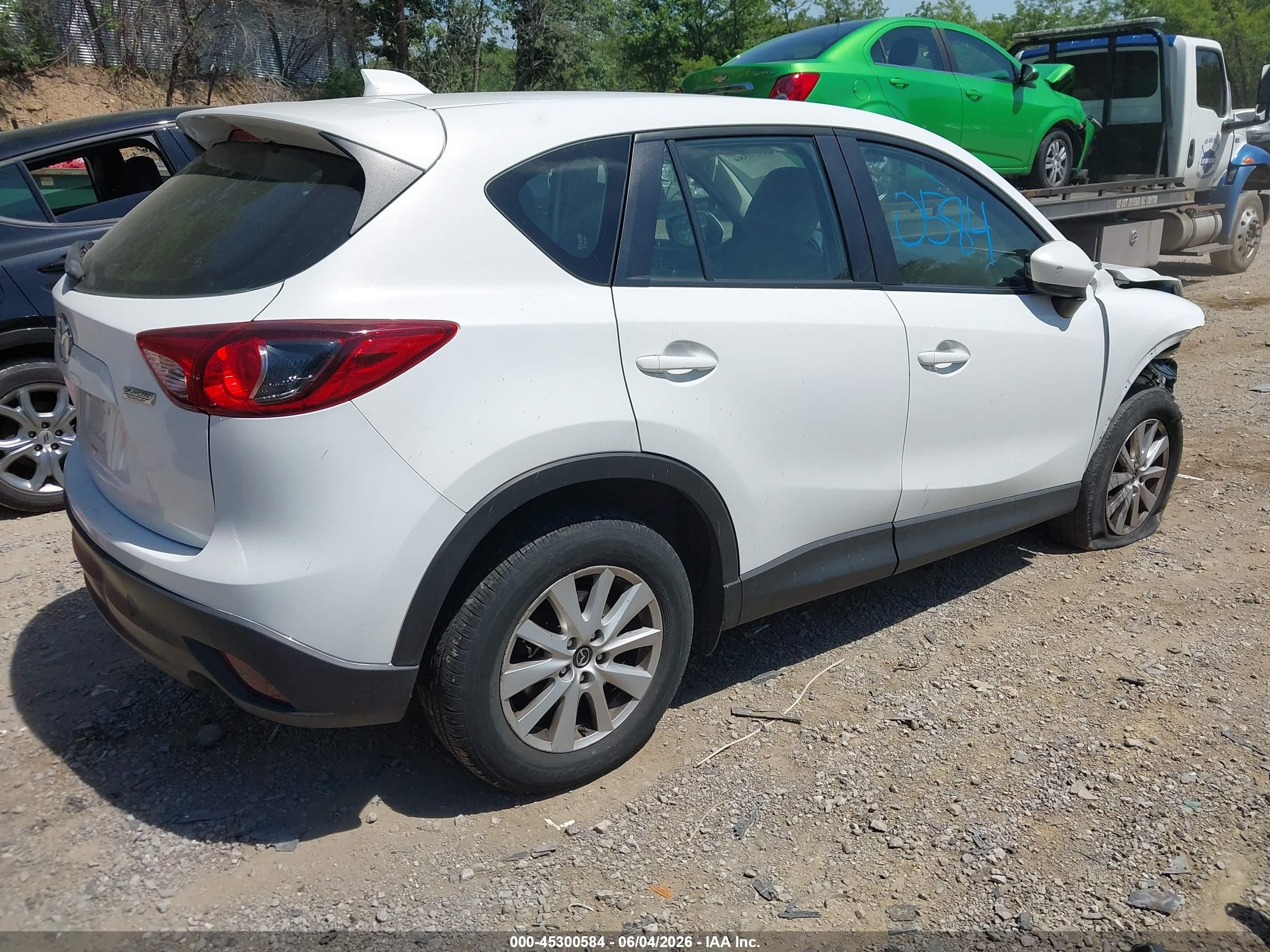 2013 Mazda Cx-5 Sport White vin: JM3KE4BE1D0167376
