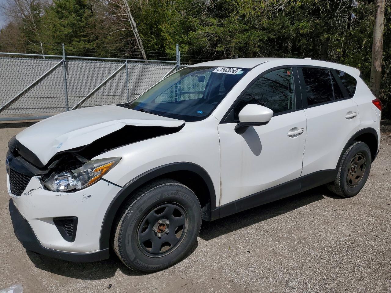 2013 Mazda Cx-5 Sport White vin: JM3KE4BE3D0157089