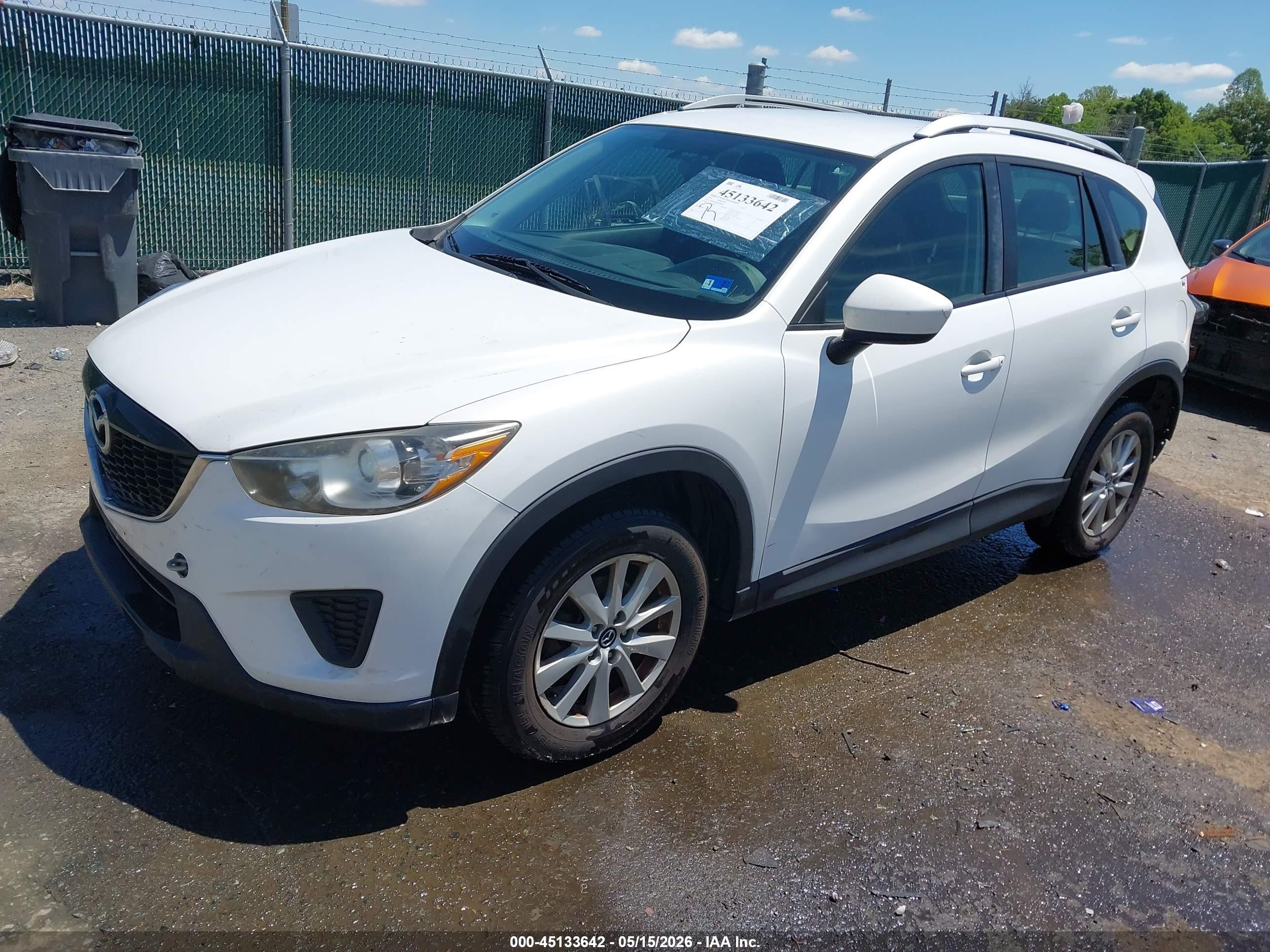 2013 Mazda Cx-5 Sport White vin: JM3KE4BE4D0160681