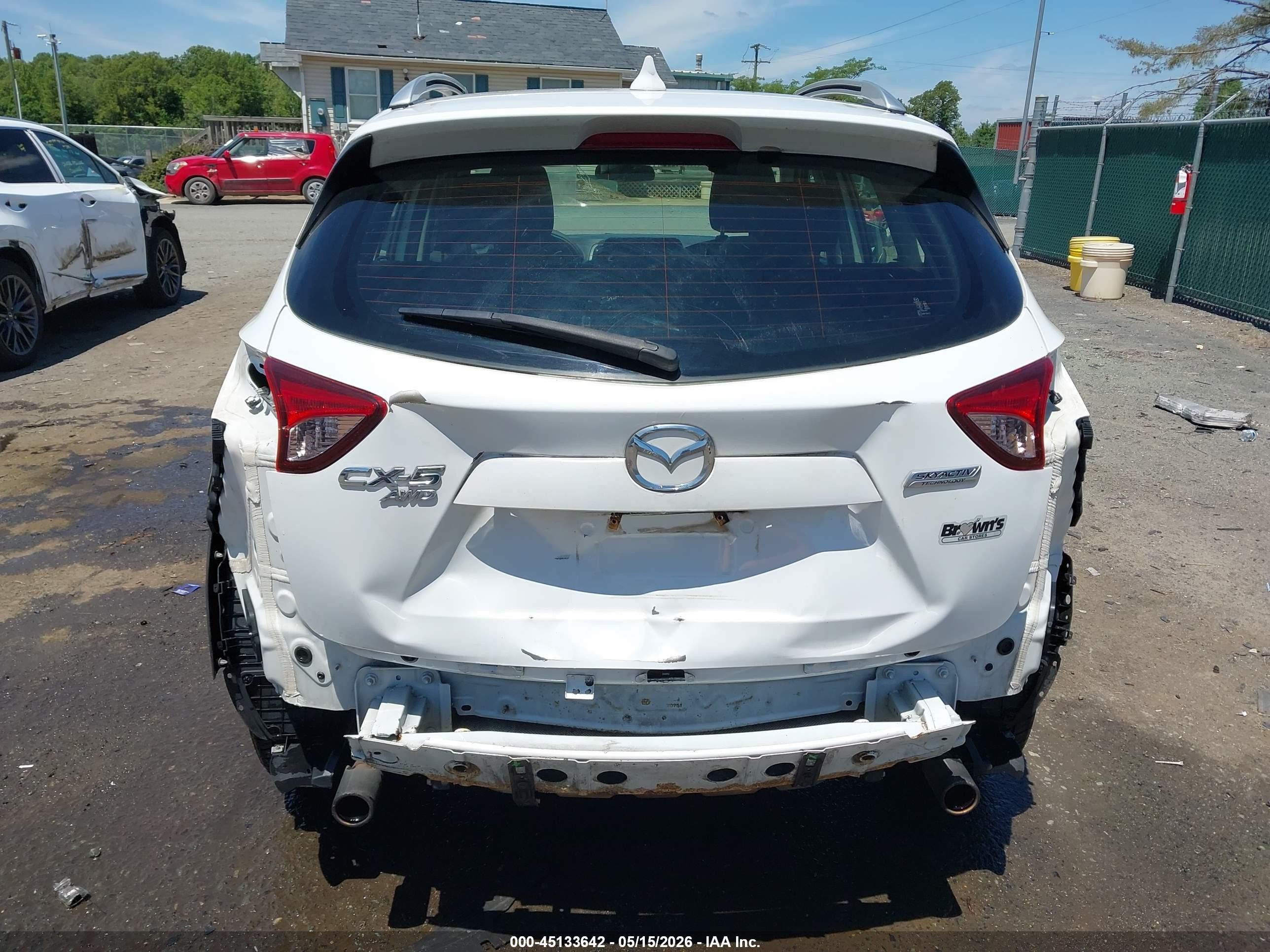 2013 Mazda Cx-5 Sport White vin: JM3KE4BE4D0160681