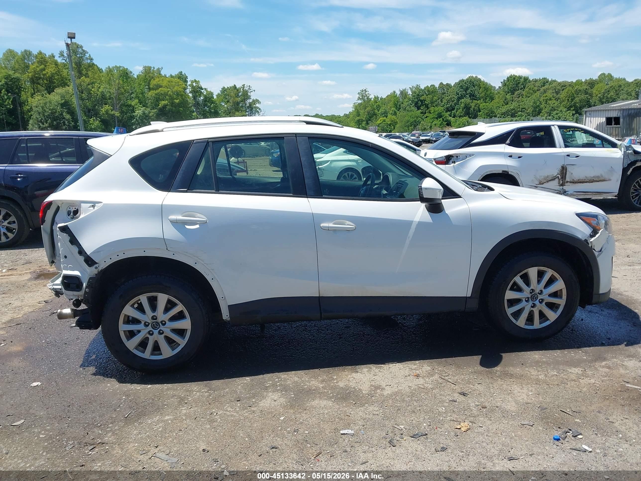 2013 Mazda Cx-5 Sport White vin: JM3KE4BE4D0160681