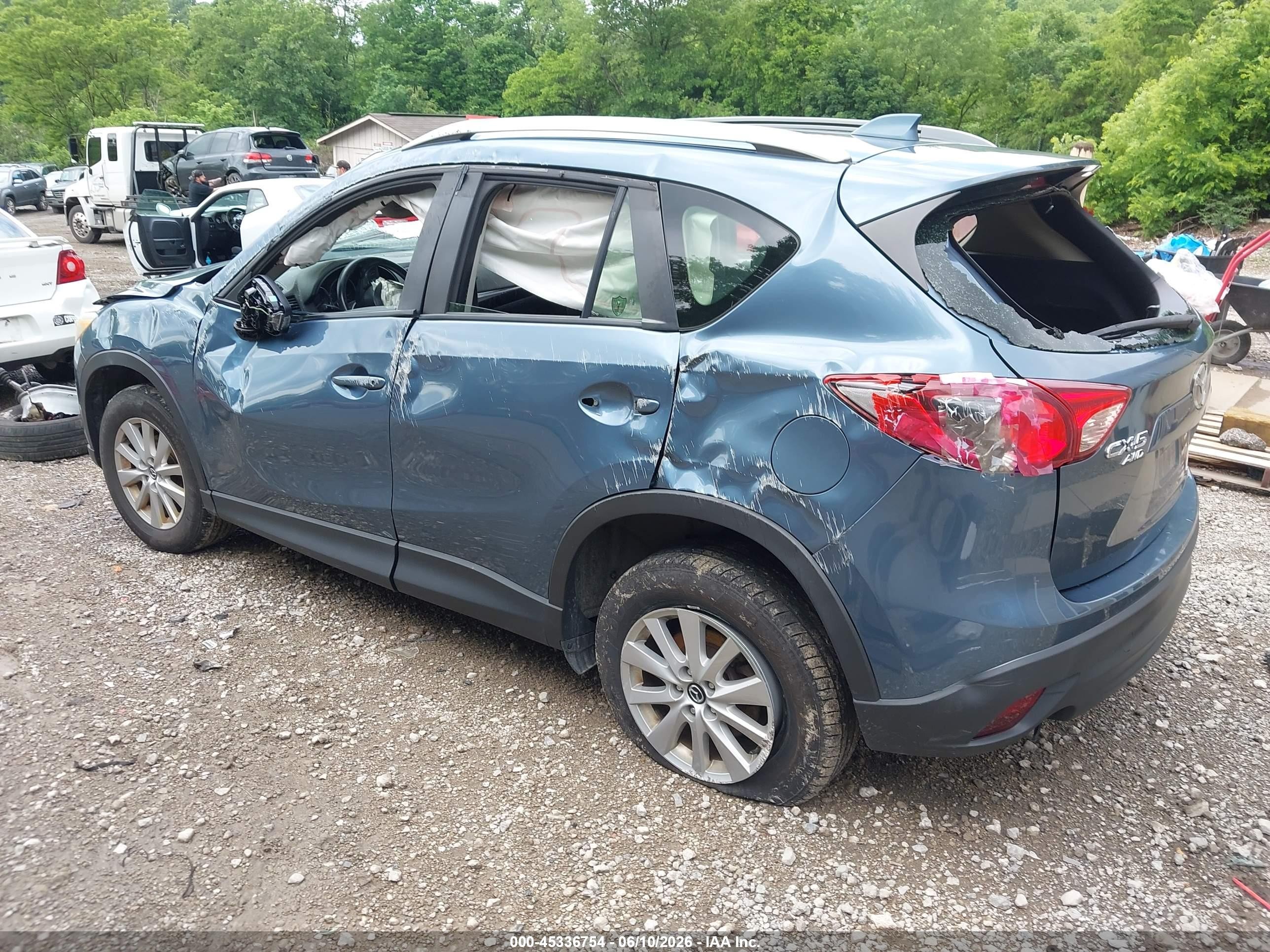 2014 Mazda Cx-5 Sport Blue vin: JM3KE4BE5E0422712