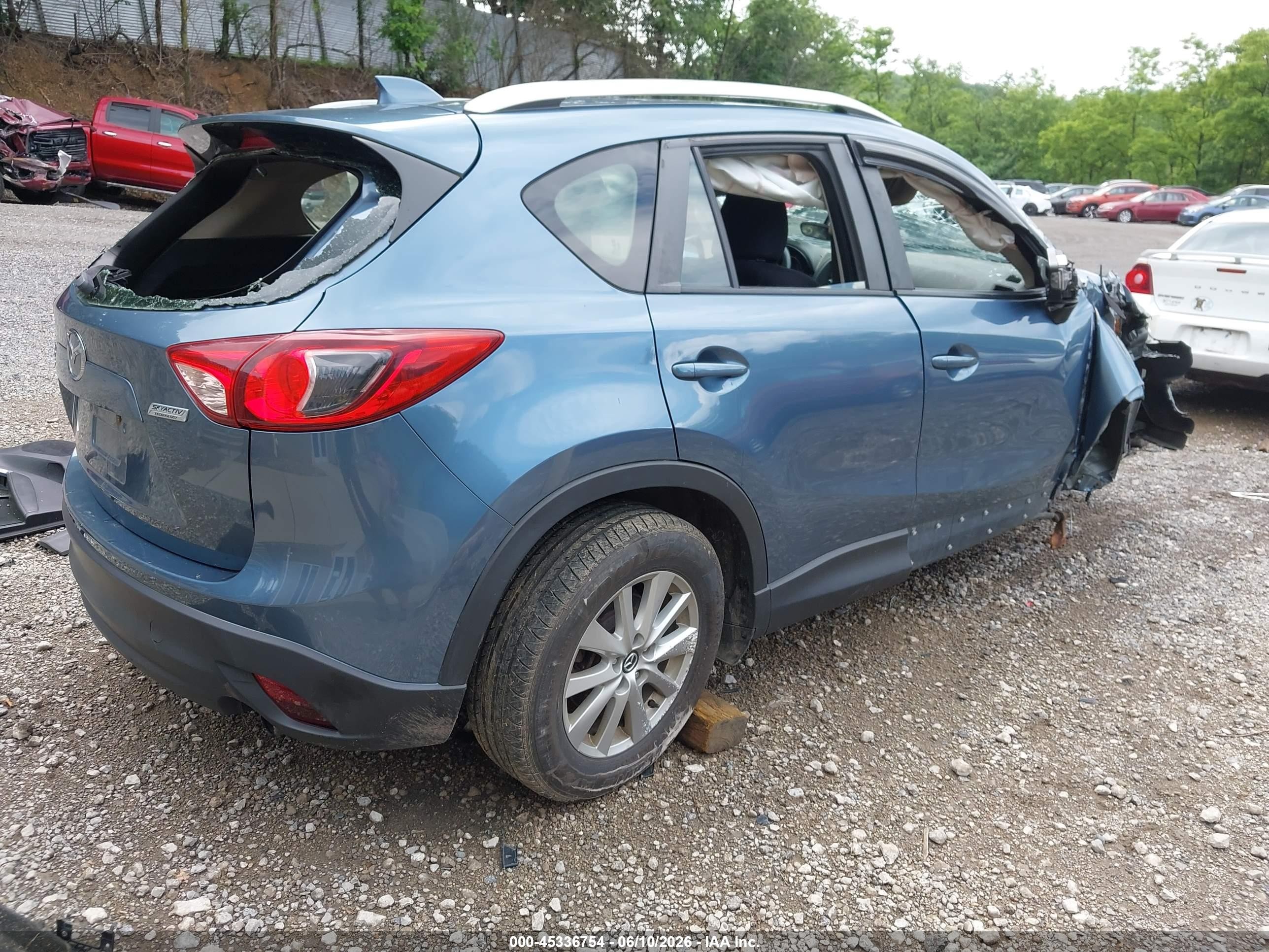 2014 Mazda Cx-5 Sport Blue vin: JM3KE4BE5E0422712