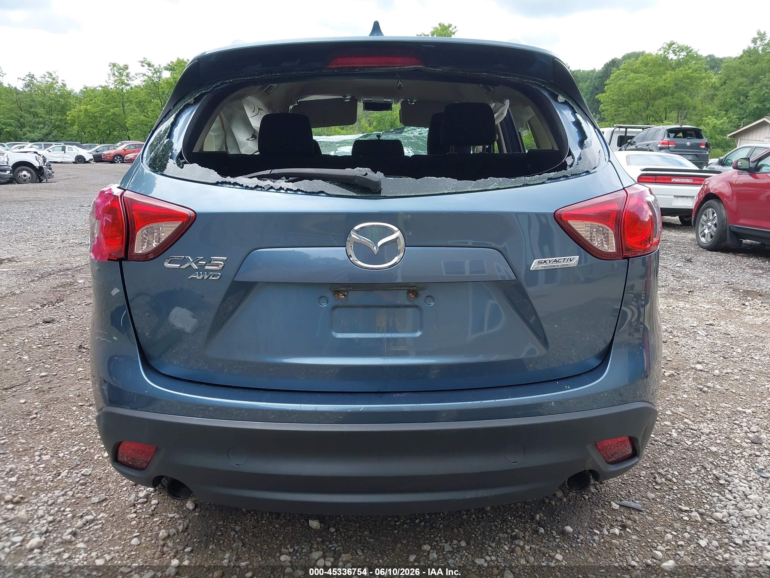 2014 Mazda Cx-5 Sport Blue vin: JM3KE4BE5E0422712