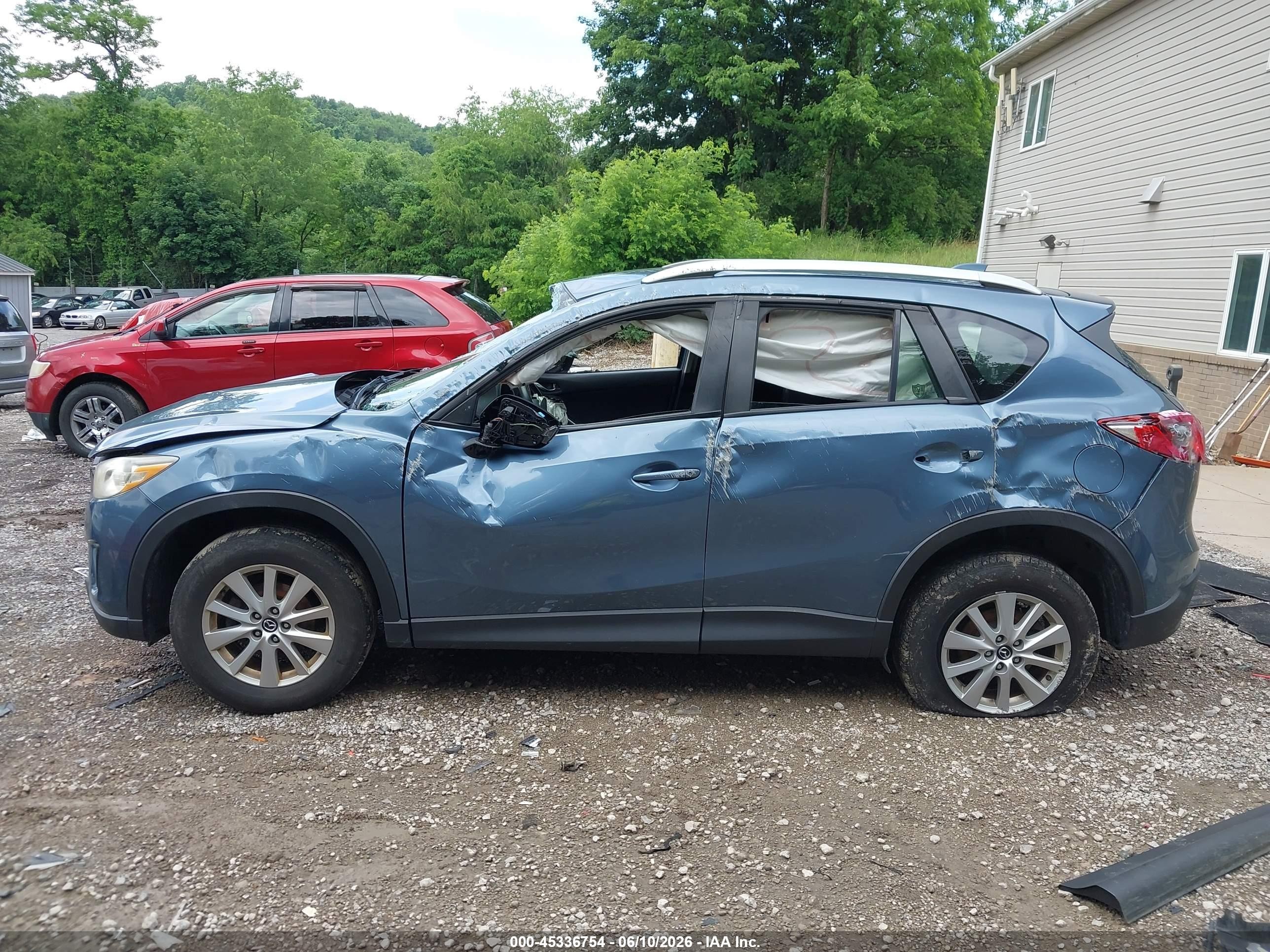 2014 Mazda Cx-5 Sport Blue vin: JM3KE4BE5E0422712
