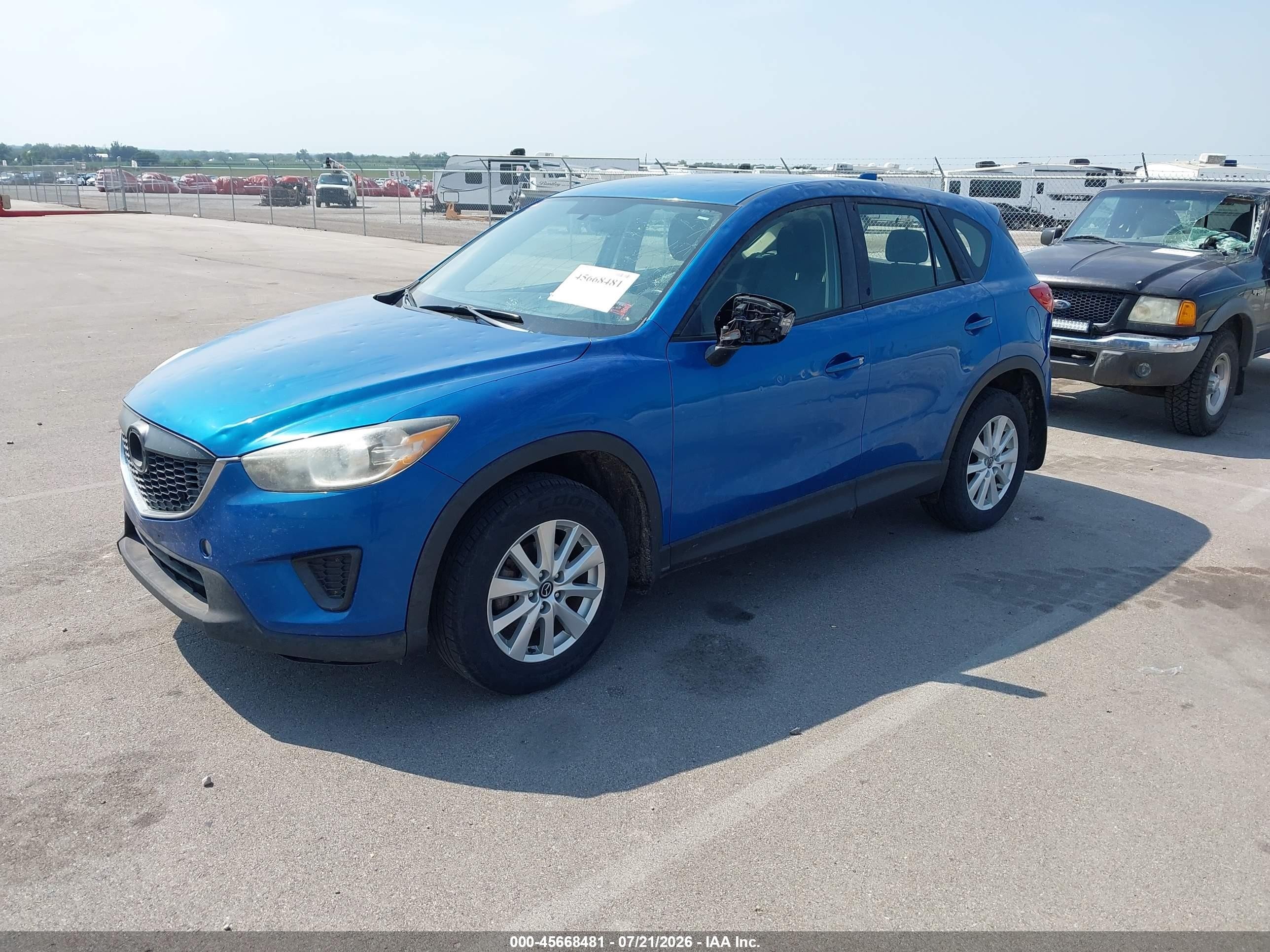 2013 Mazda Cx-5 Sport Blue vin: JM3KE4BE6D0134468