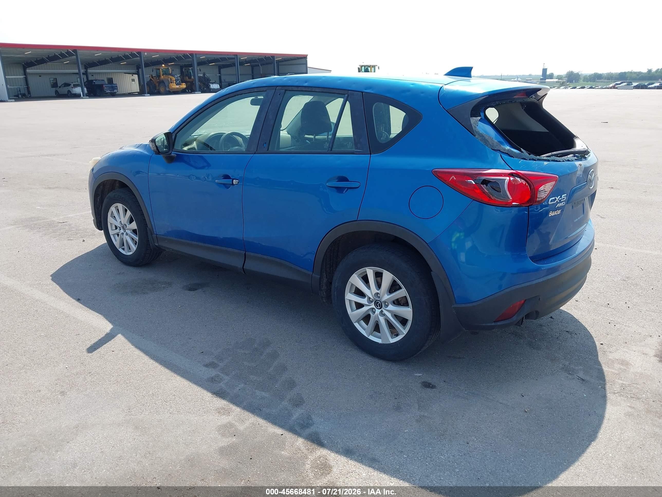 2013 Mazda Cx-5 Sport Blue vin: JM3KE4BE6D0134468