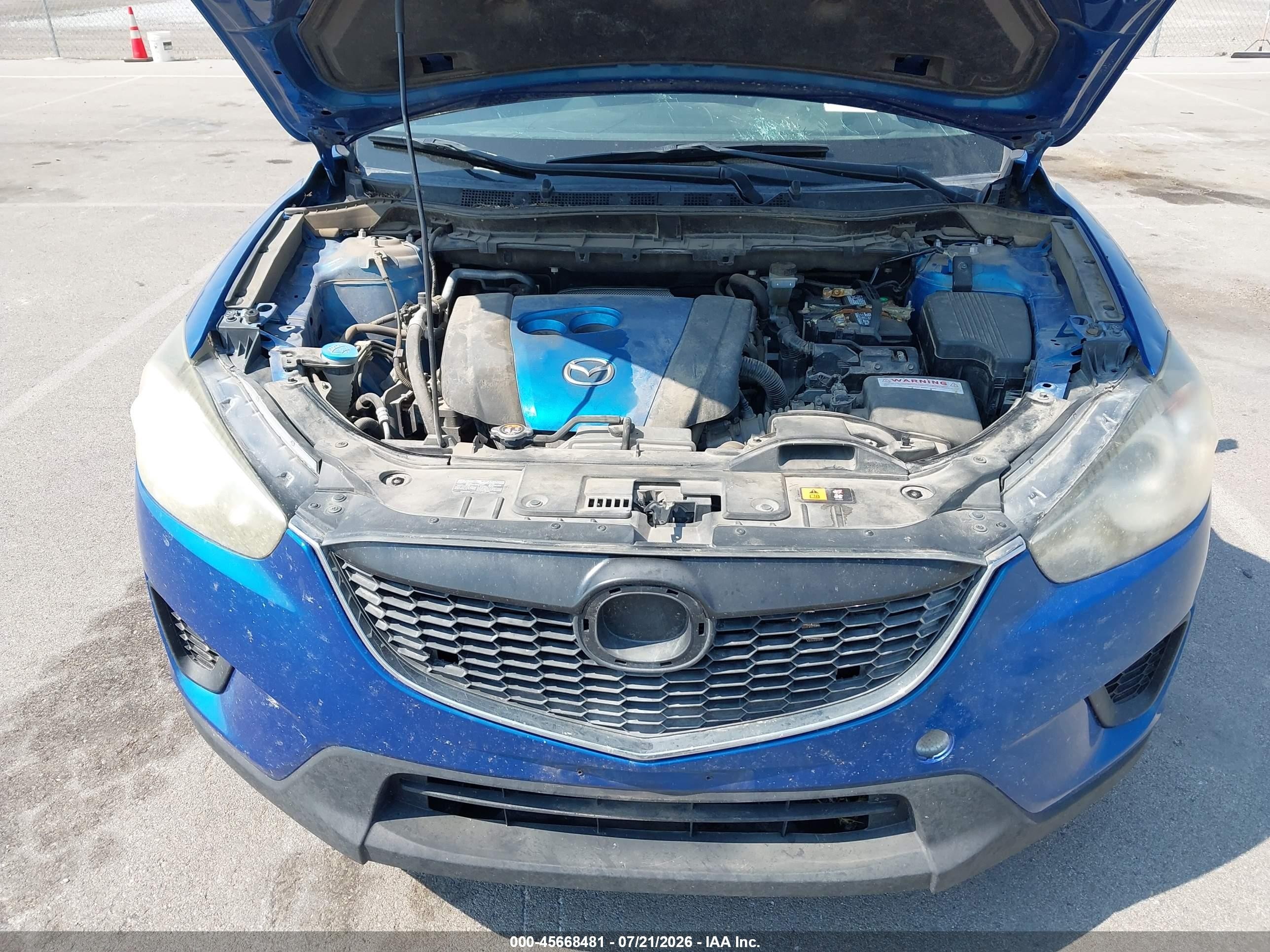 2013 Mazda Cx-5 Sport Blue vin: JM3KE4BE6D0134468