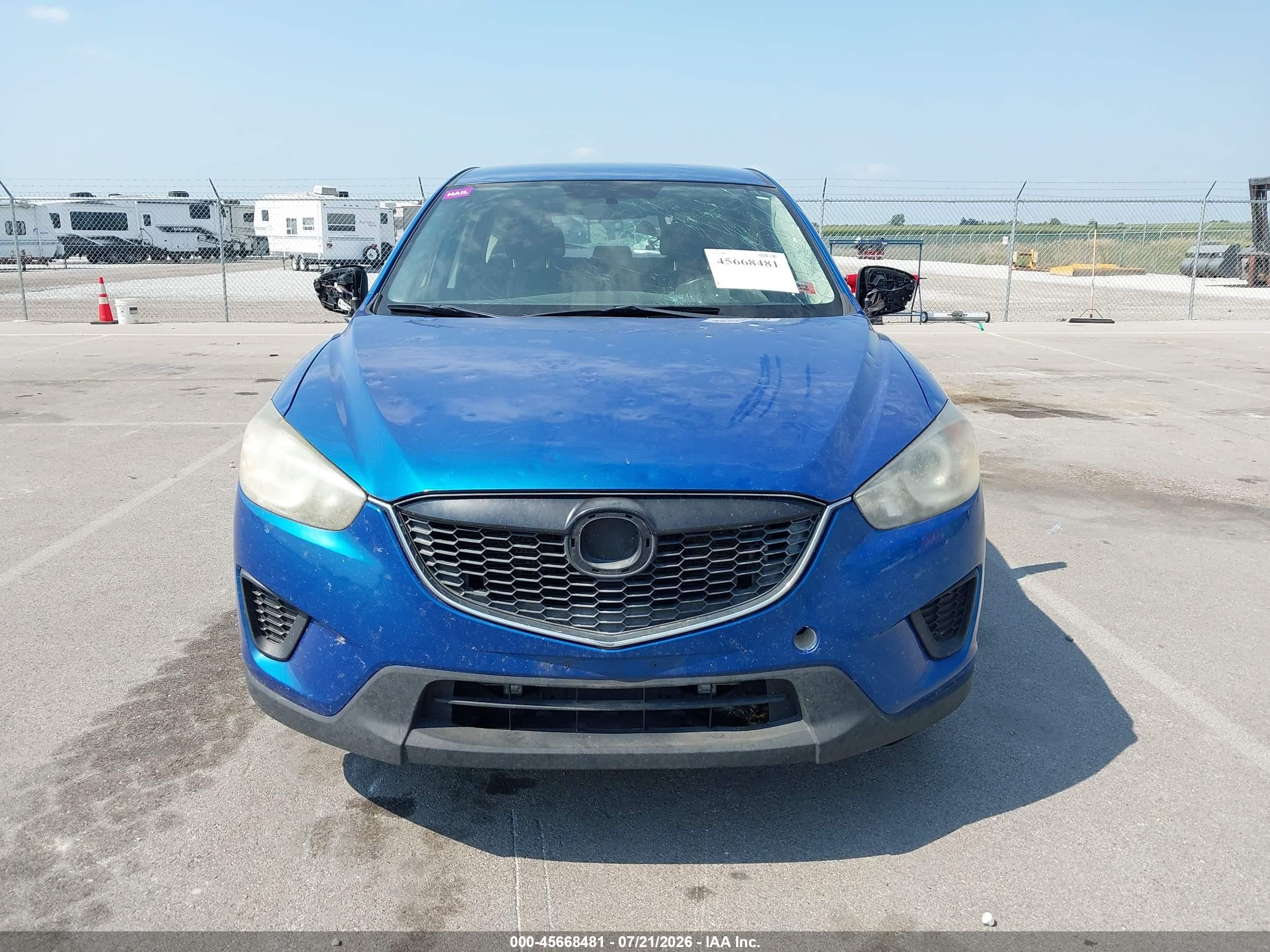 2013 Mazda Cx-5 Sport Blue vin: JM3KE4BE6D0134468