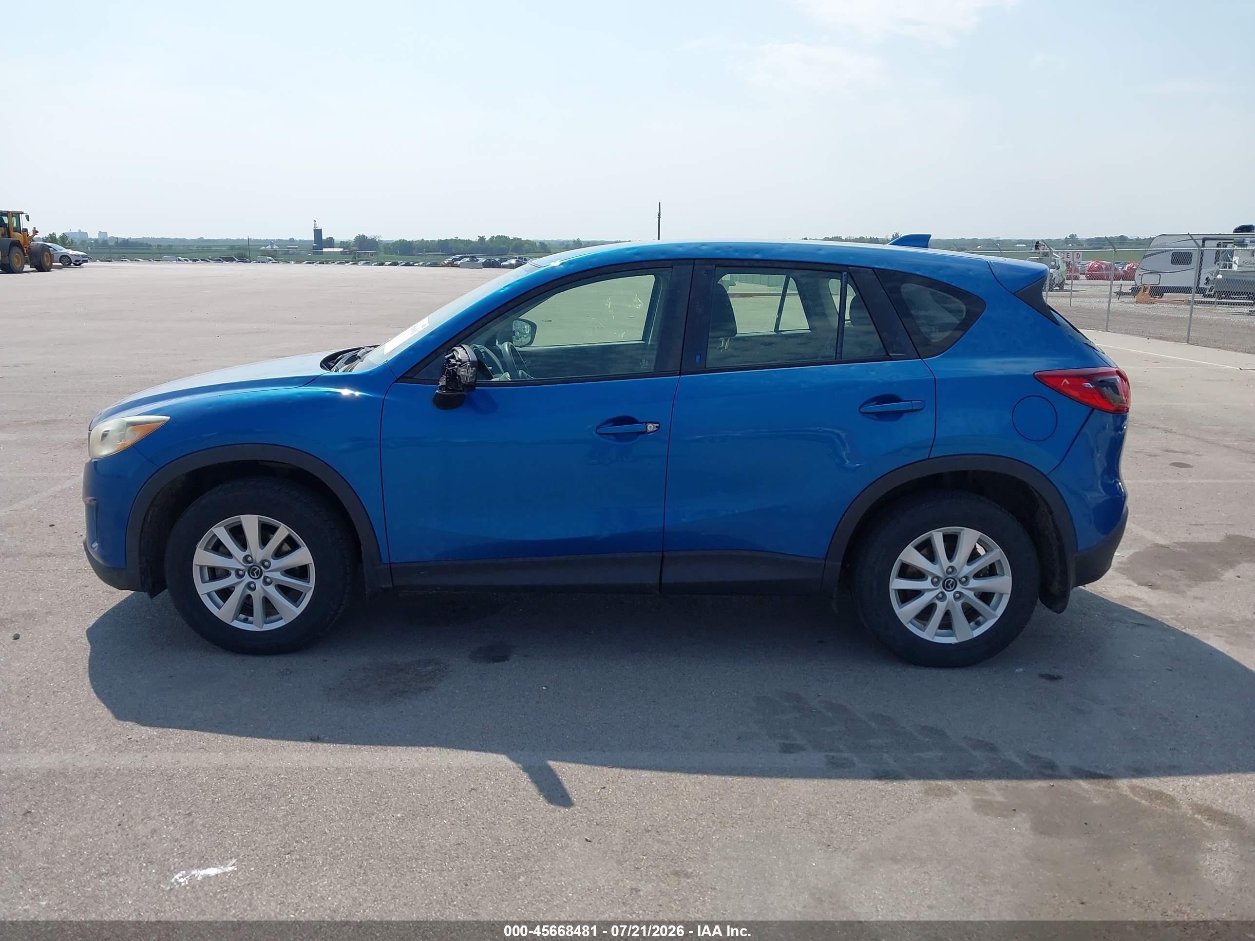 2013 Mazda Cx-5 Sport Blue vin: JM3KE4BE6D0134468