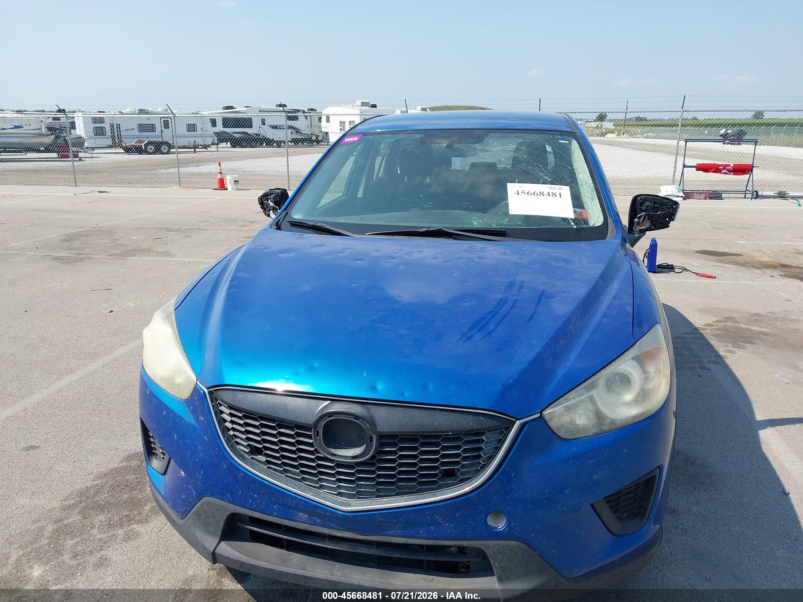 2013 Mazda Cx-5 Sport Blue vin: JM3KE4BE6D0134468