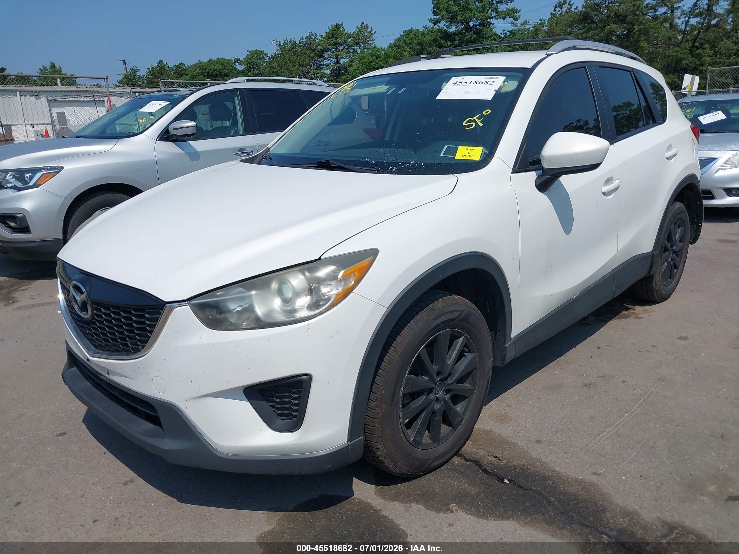 2013 Mazda Cx-5 Sport White vin: JM3KE4BE7D0141459