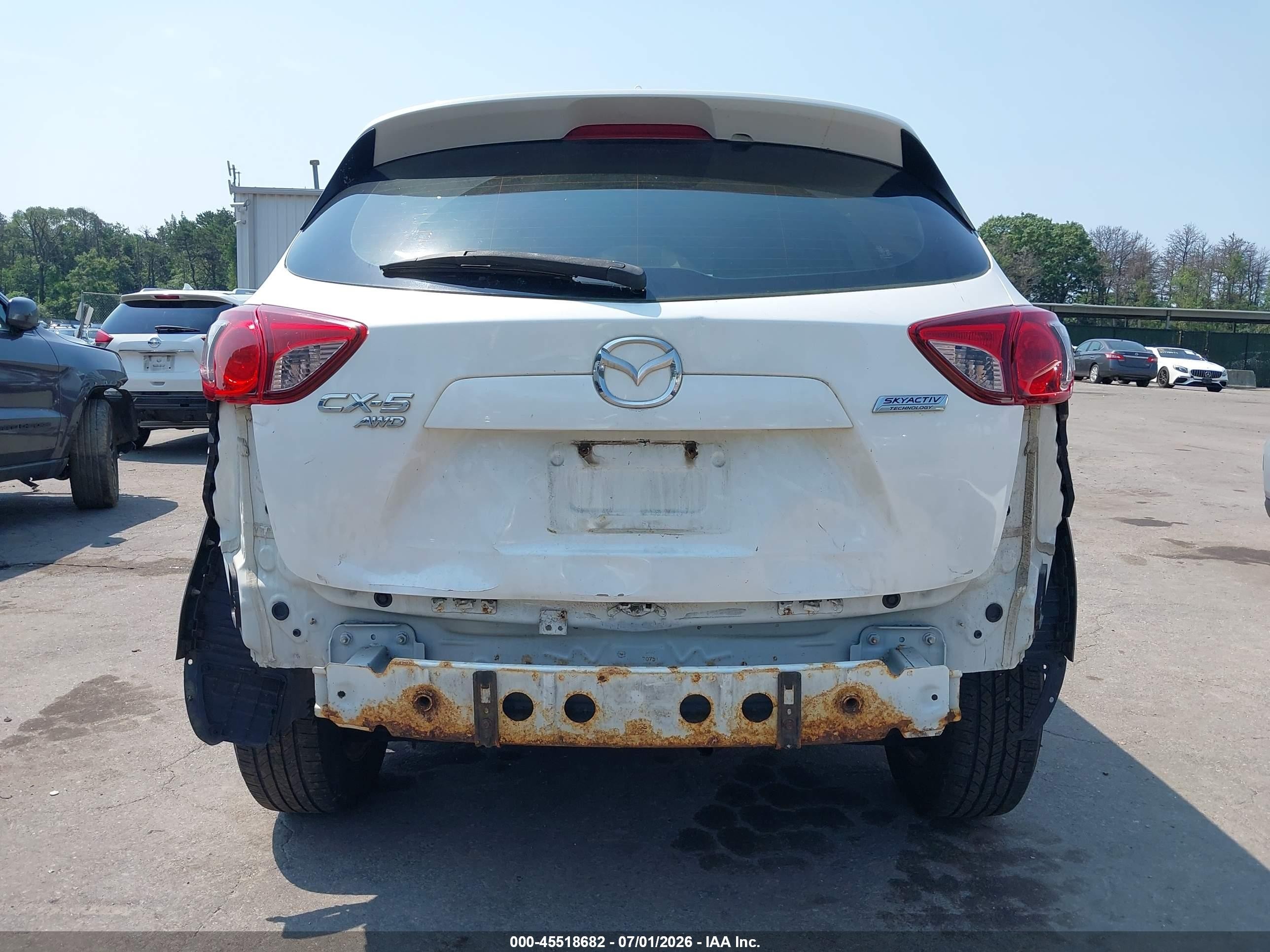 2013 Mazda Cx-5 Sport White vin: JM3KE4BE7D0141459