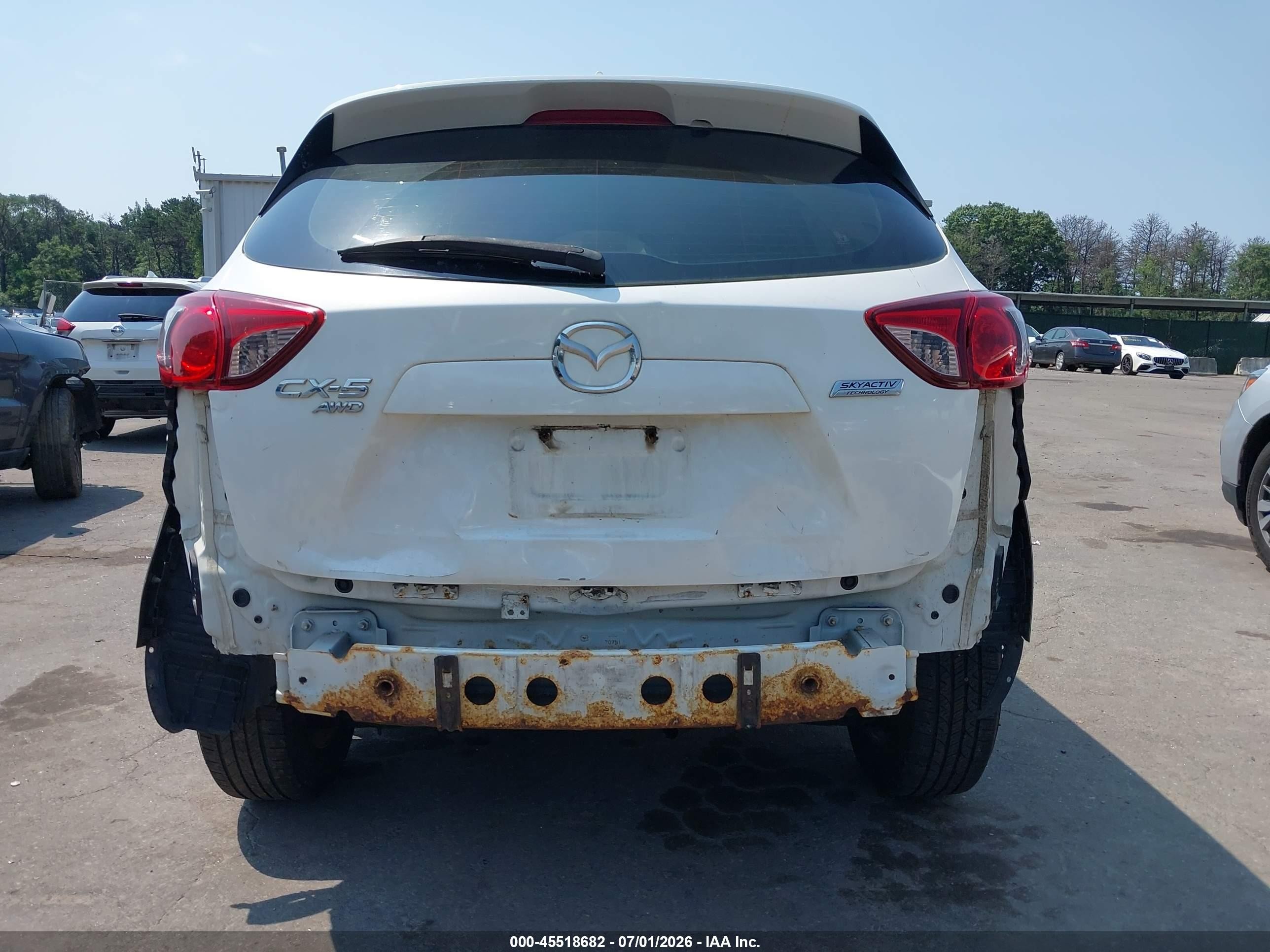 2013 Mazda Cx-5 Sport White vin: JM3KE4BE7D0141459