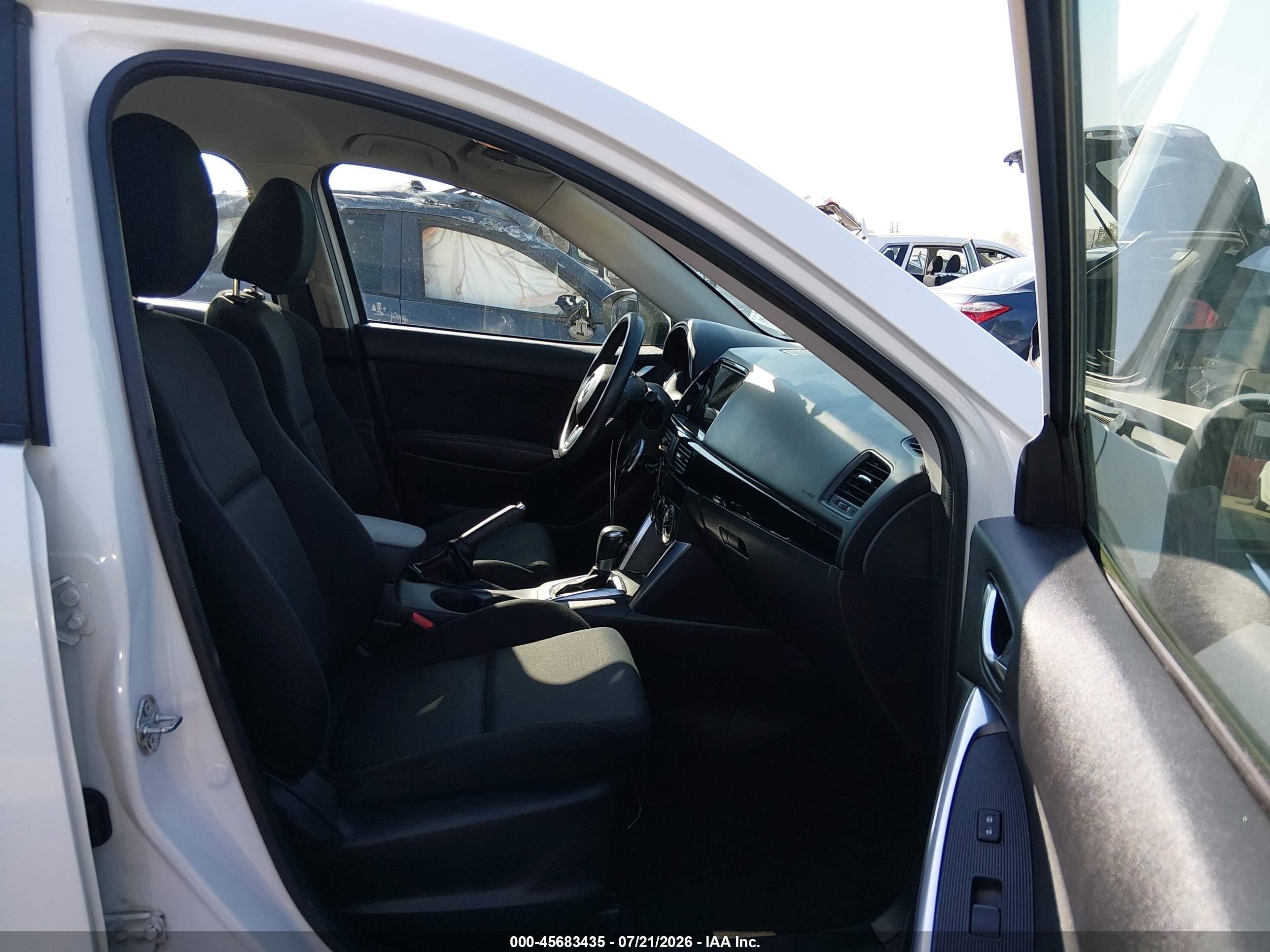 2014 Mazda Cx-5 Sport White vin: JM3KE4BE7E0424042