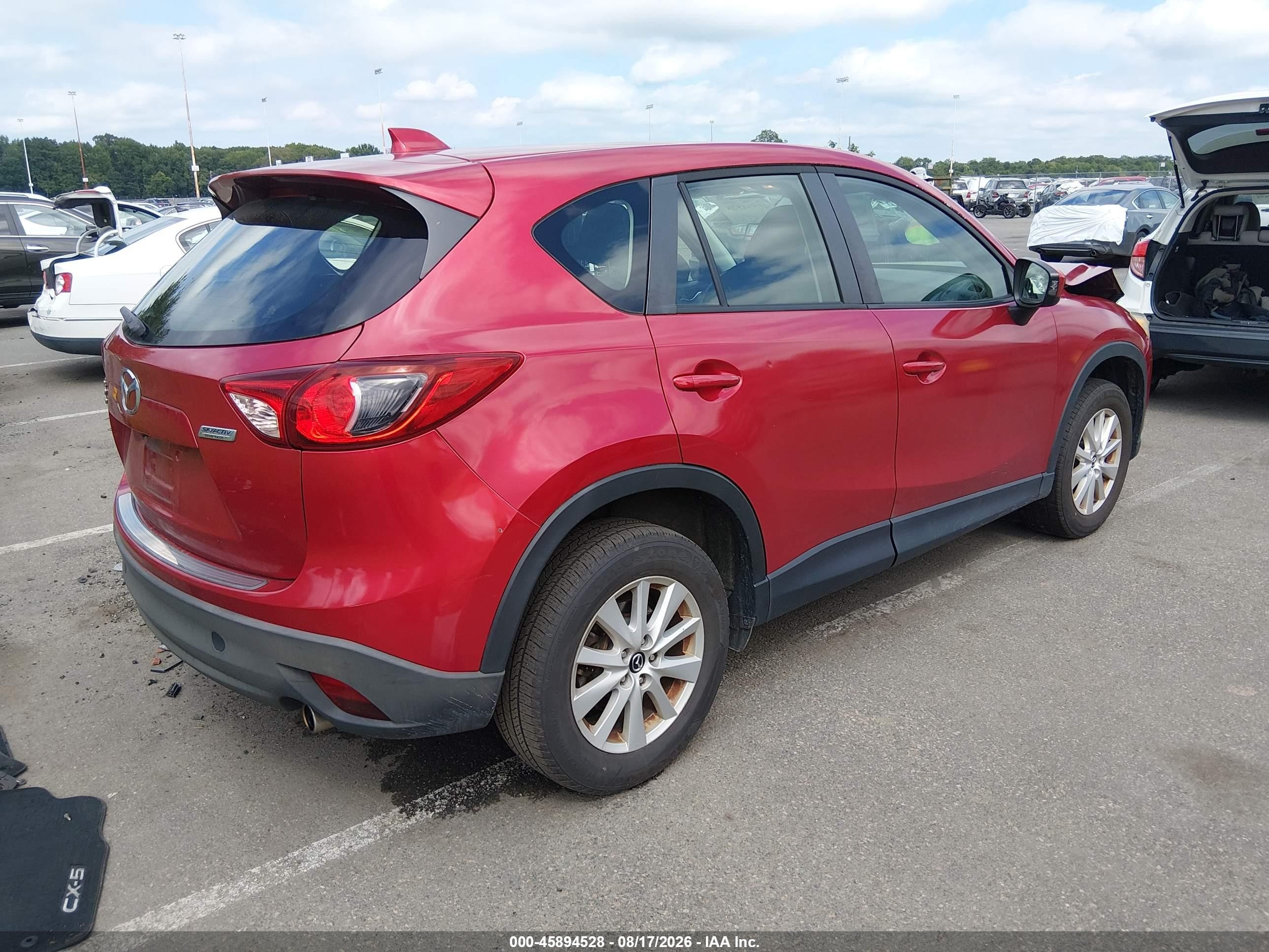 2014 Mazda Cx-5 Sport Red vin: JM3KE4BE8E0334771