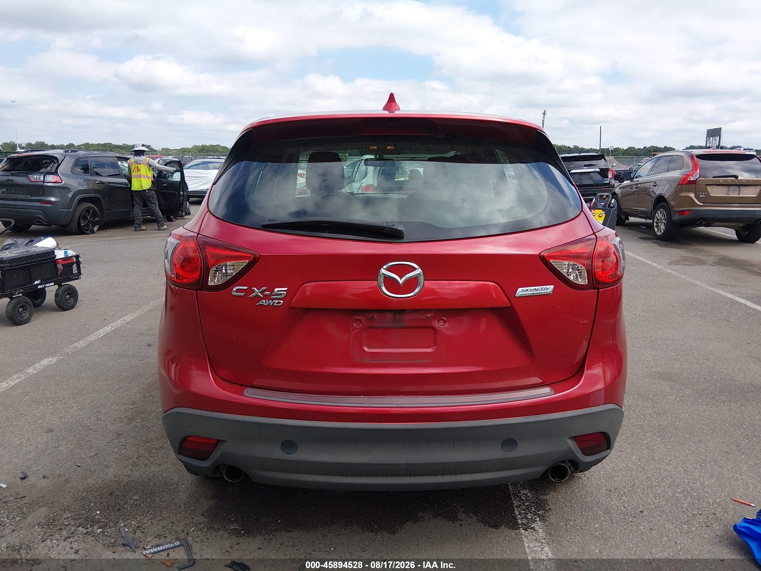 2014 Mazda Cx-5 Sport Red vin: JM3KE4BE8E0334771