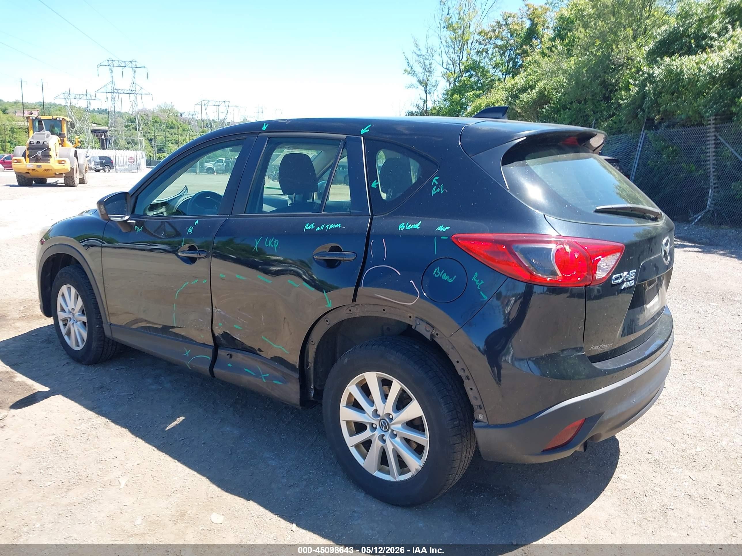 2014 Mazda Cx-5 Sport Black vin: JM3KE4BE8E0350176