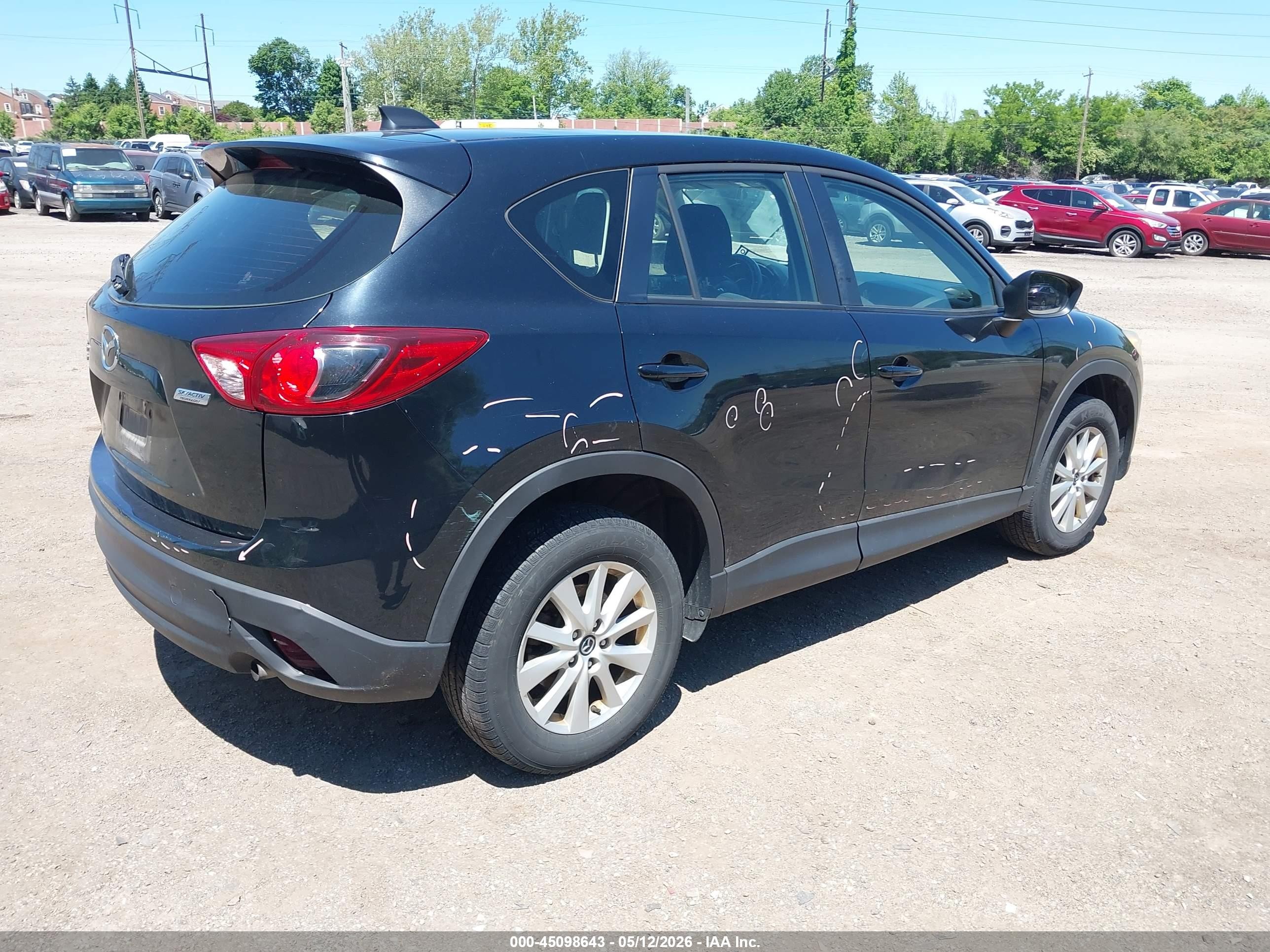 2014 Mazda Cx-5 Sport Black vin: JM3KE4BE8E0350176