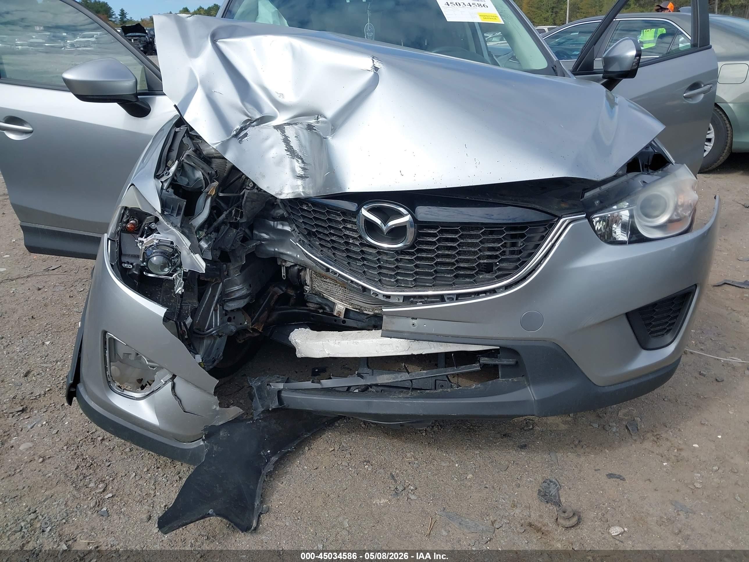 2014 Mazda Cx-5 Sport Silver vin: JM3KE4BE9E0320393