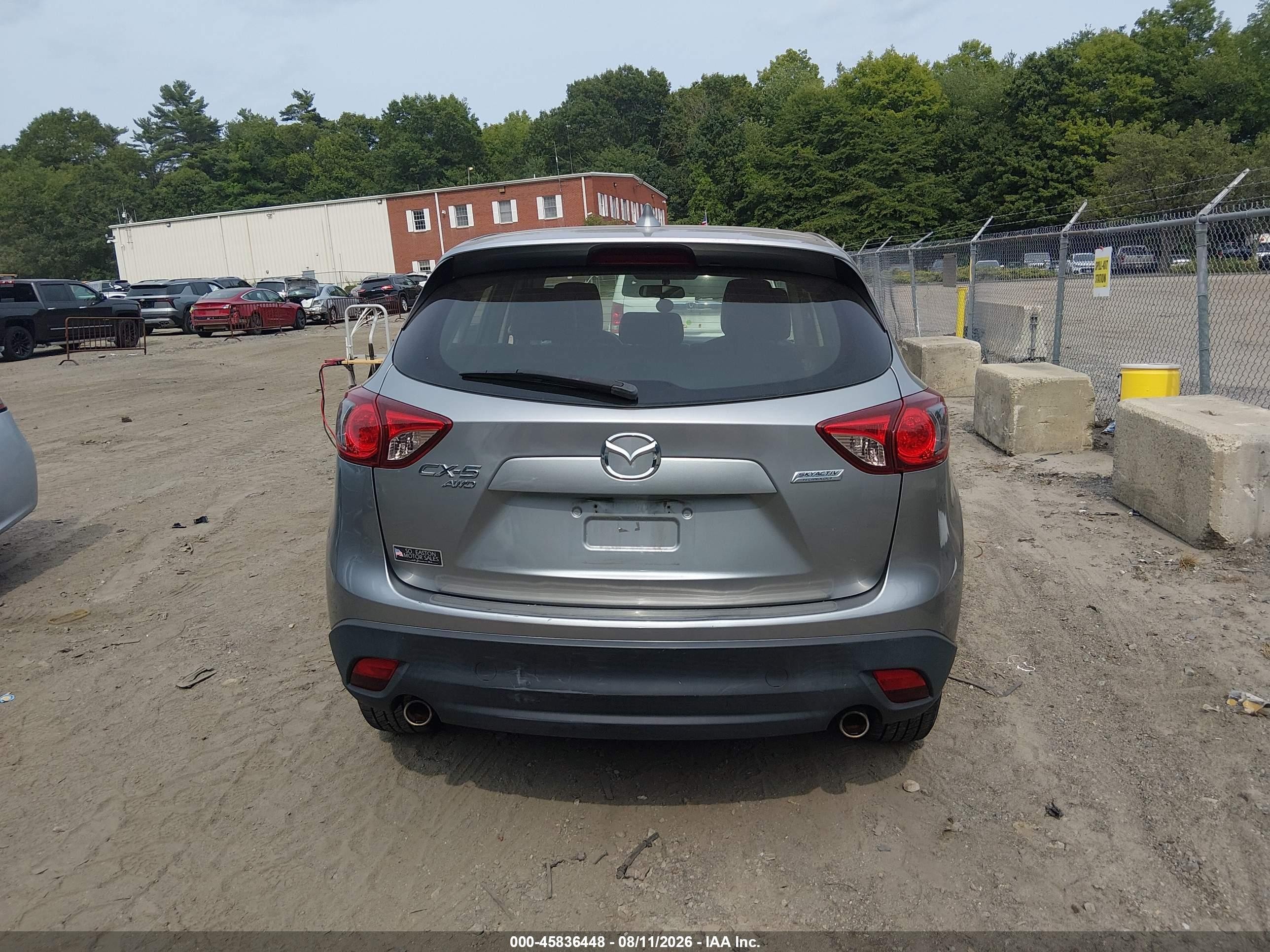 2014 Mazda Cx-5 Sport Gray vin: JM3KE4BE9E0328932