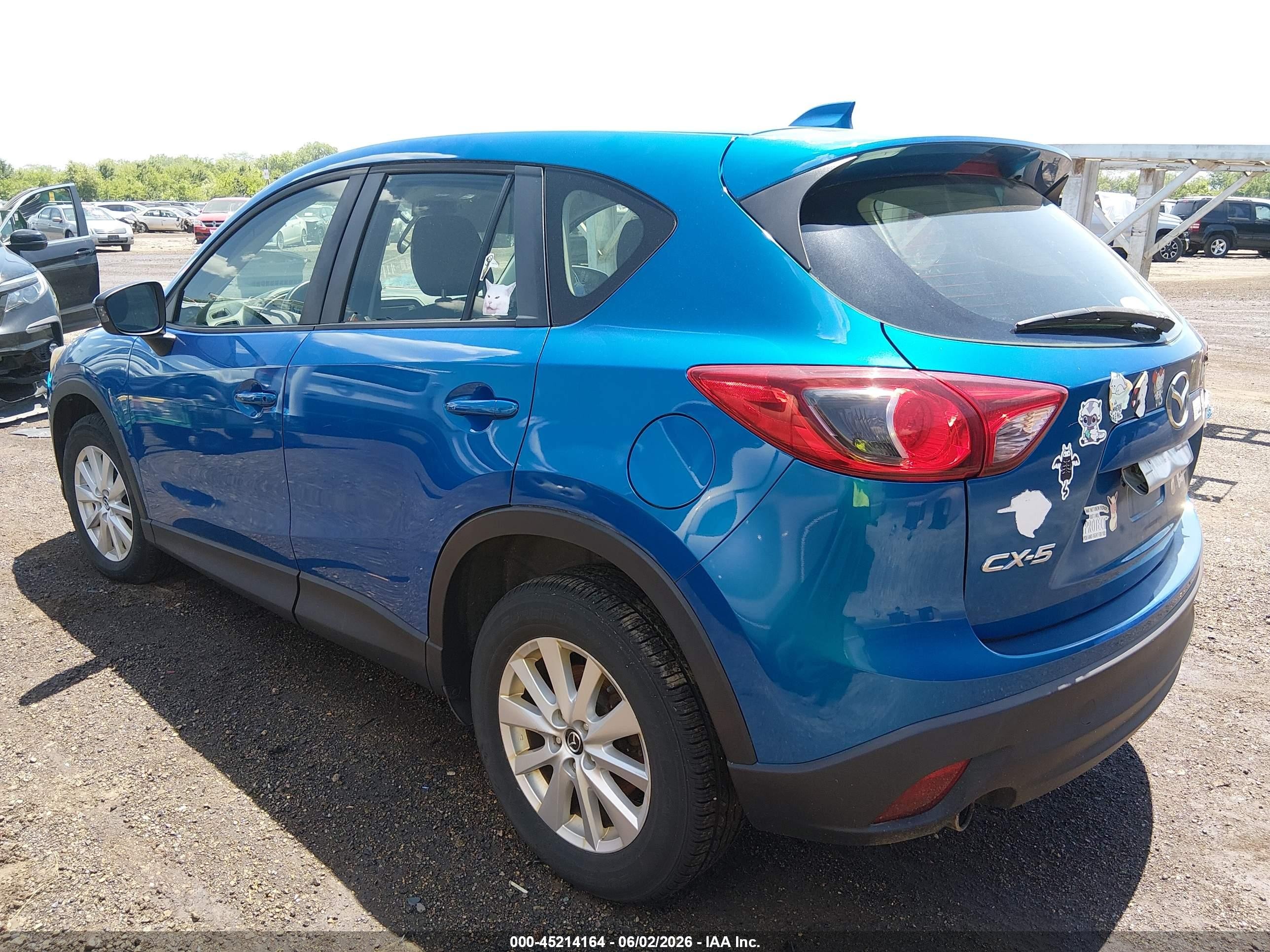 2013 Mazda Cx-5 Sport Blue vin: JM3KE4BEXD0118581