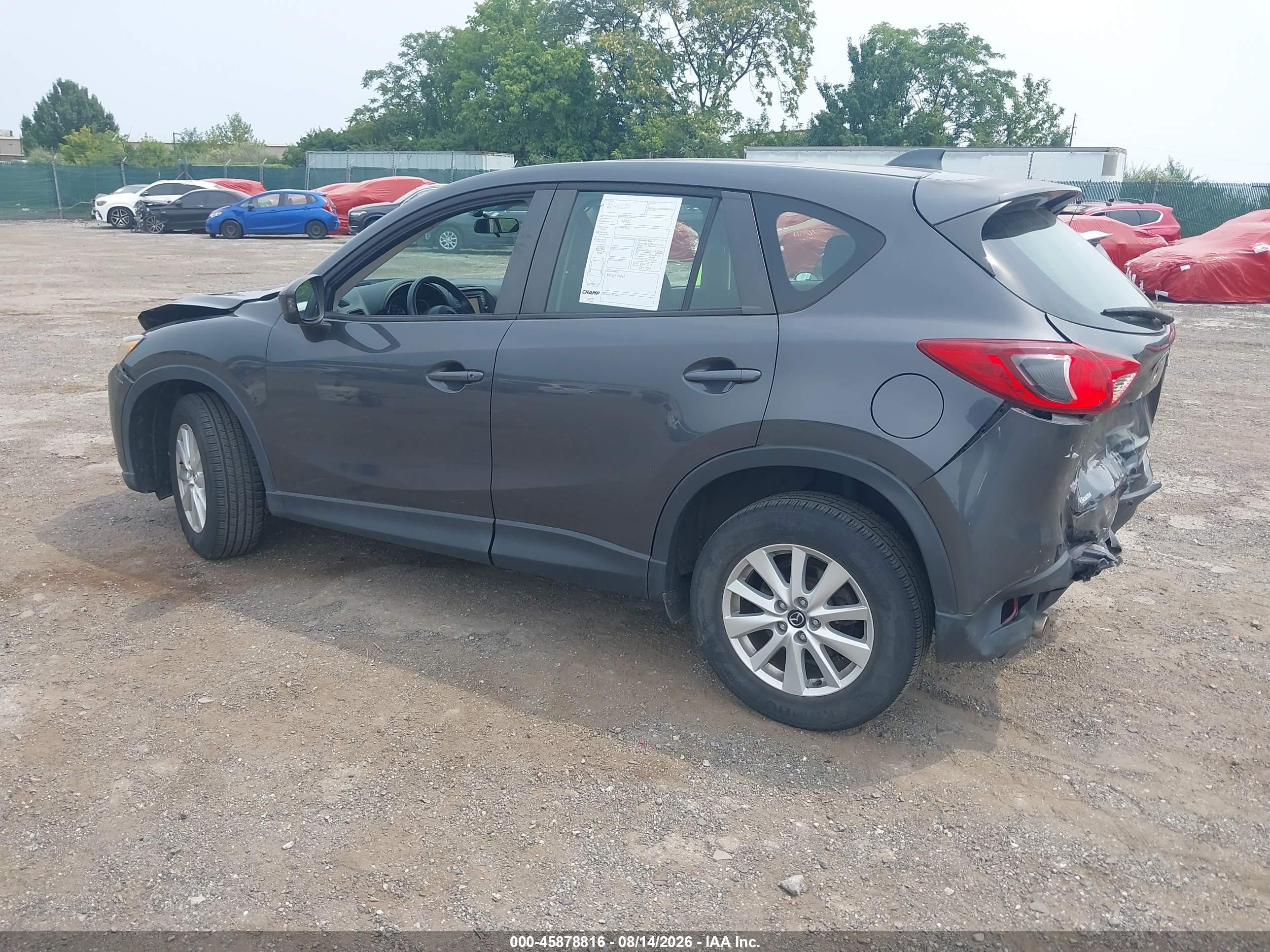 2014 Mazda Cx-5 Sport Gray vin: JM3KE4BEXE0345657