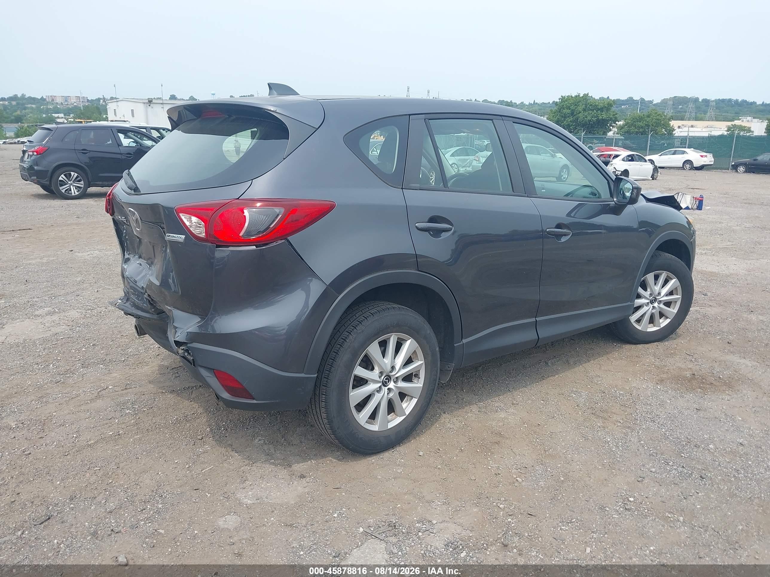 2014 Mazda Cx-5 Sport Gray vin: JM3KE4BEXE0345657