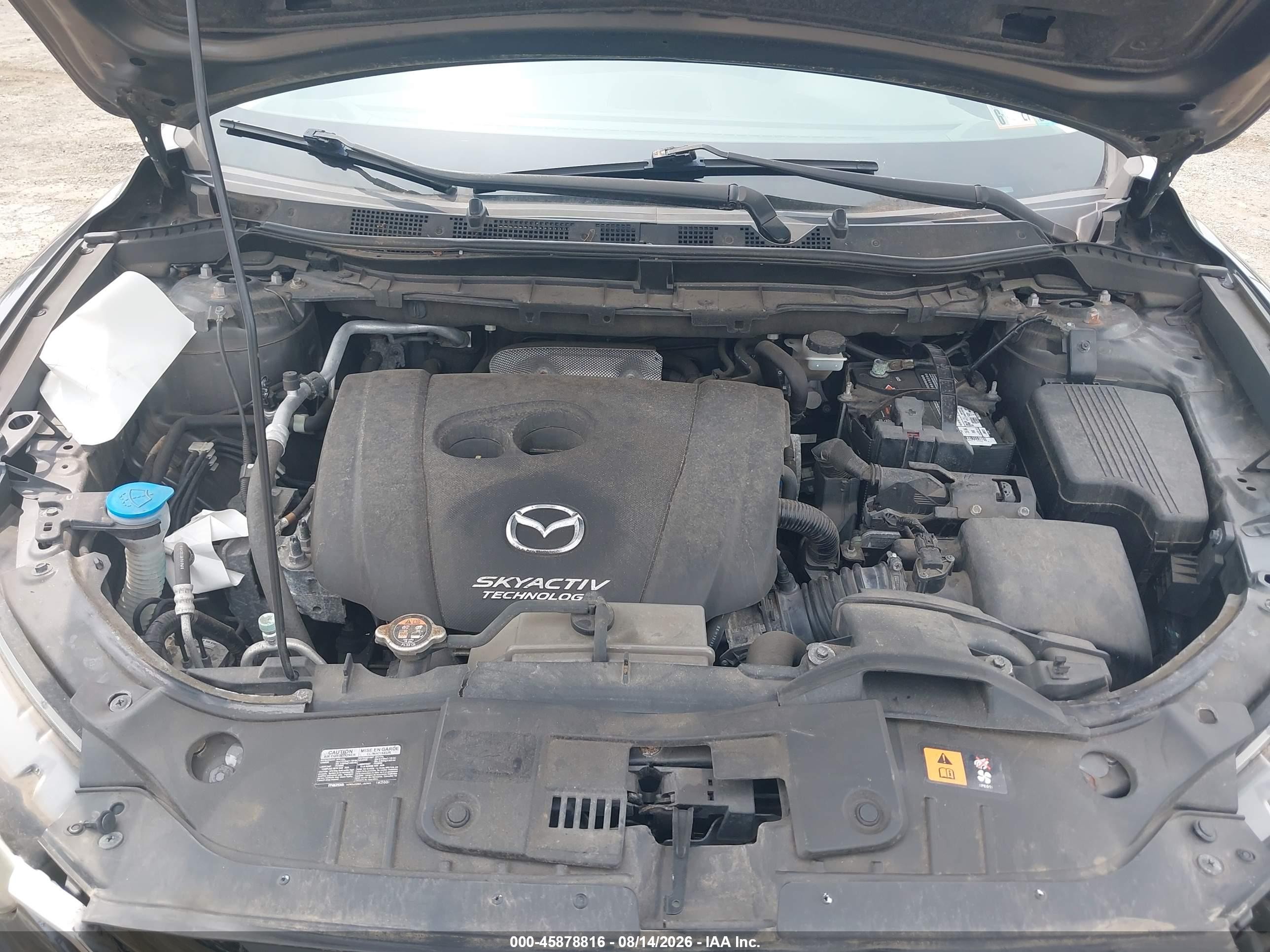2014 Mazda Cx-5 Sport Gray vin: JM3KE4BEXE0345657