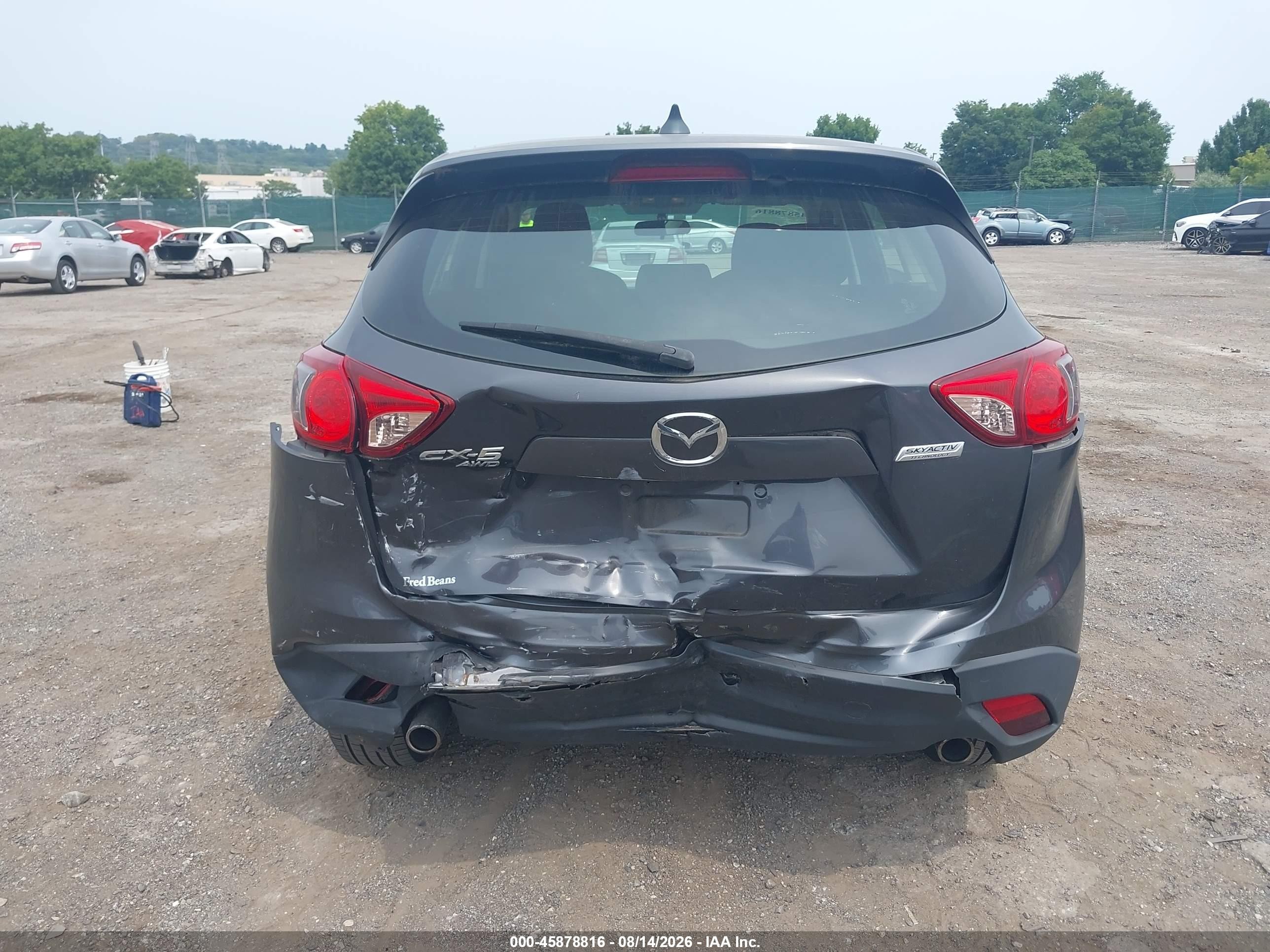 2014 Mazda Cx-5 Sport Gray vin: JM3KE4BEXE0345657