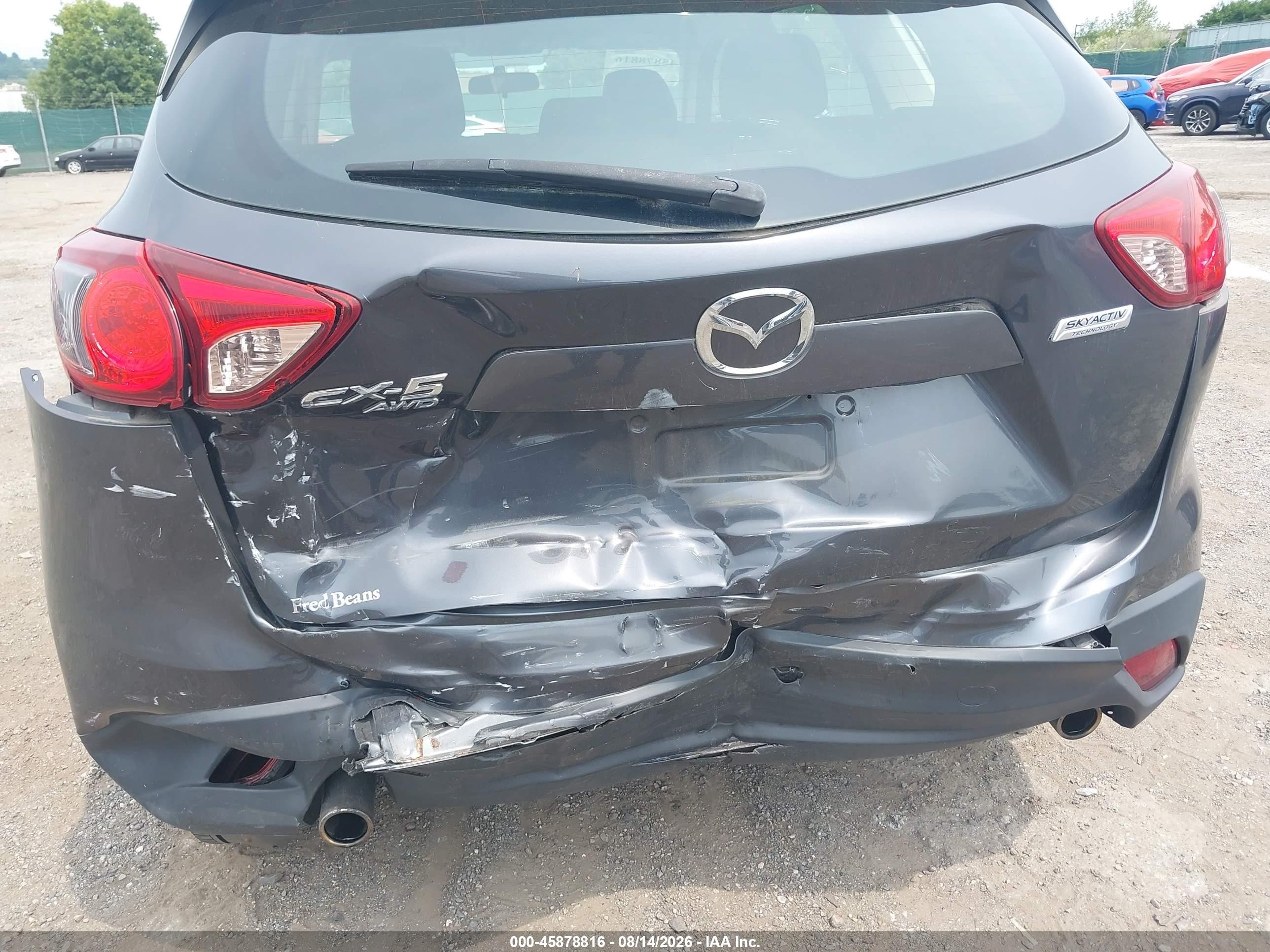 2014 Mazda Cx-5 Sport Gray vin: JM3KE4BEXE0345657