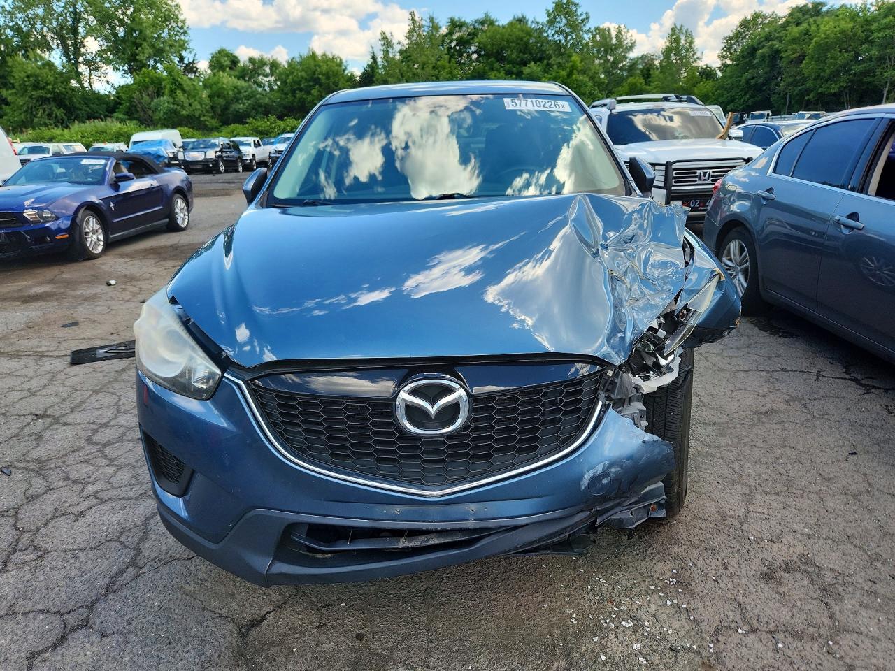 2015 Mazda Cx-5 Sport Blue vin: JM3KE4BEXF0446926