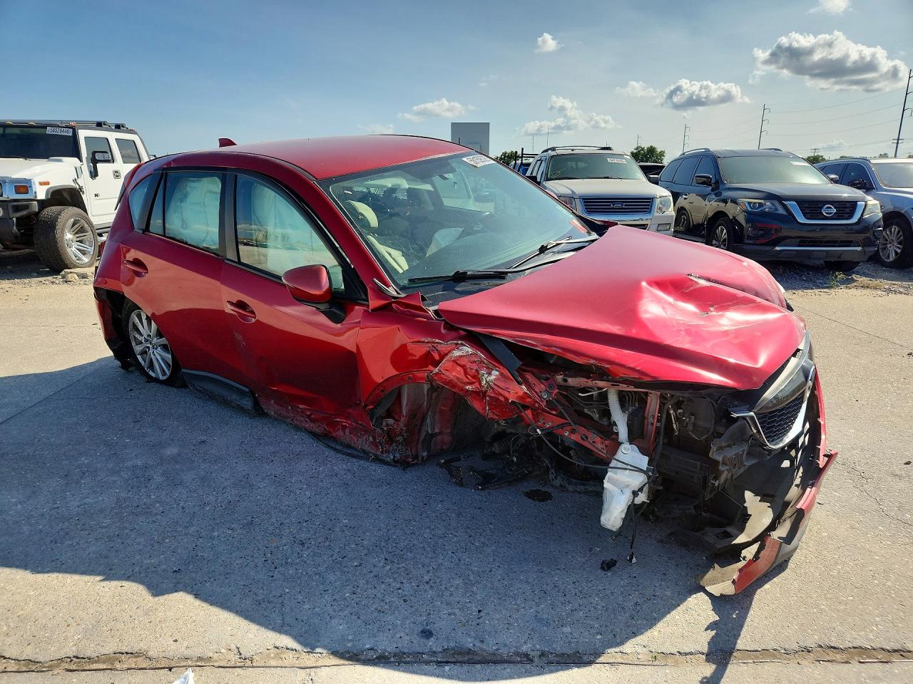 2015 Mazda Cx-5 Awd Red vin: JM3KE4BY0F0480027