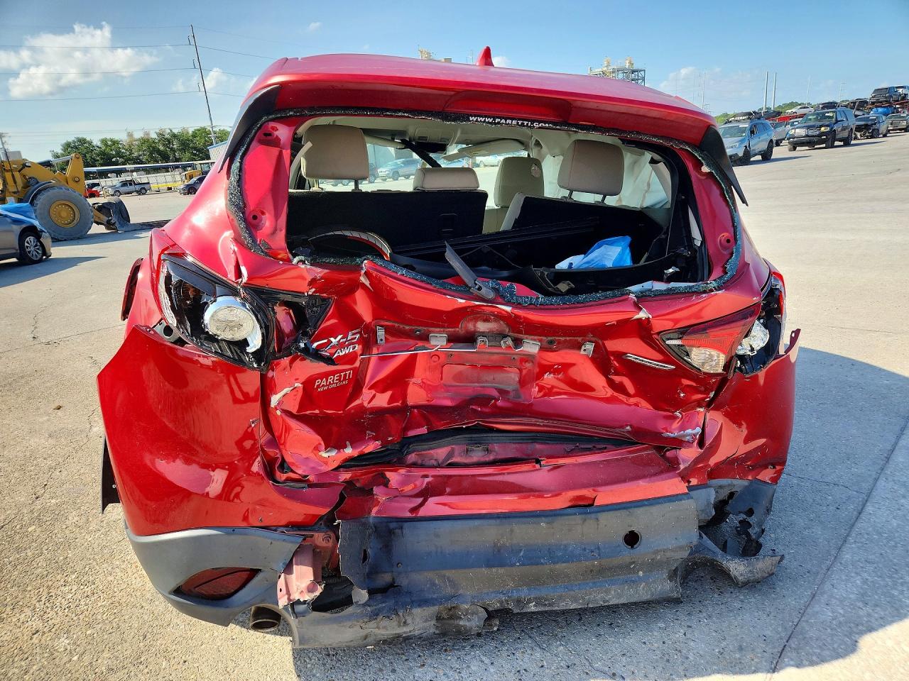 2015 Mazda Cx-5 Awd Red vin: JM3KE4BY0F0480027