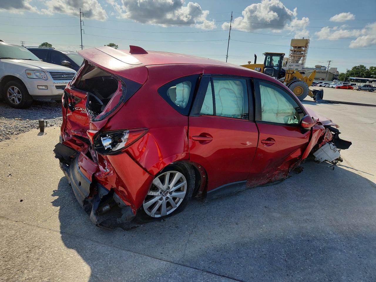 2015 Mazda Cx-5 Awd Red vin: JM3KE4BY0F0480027