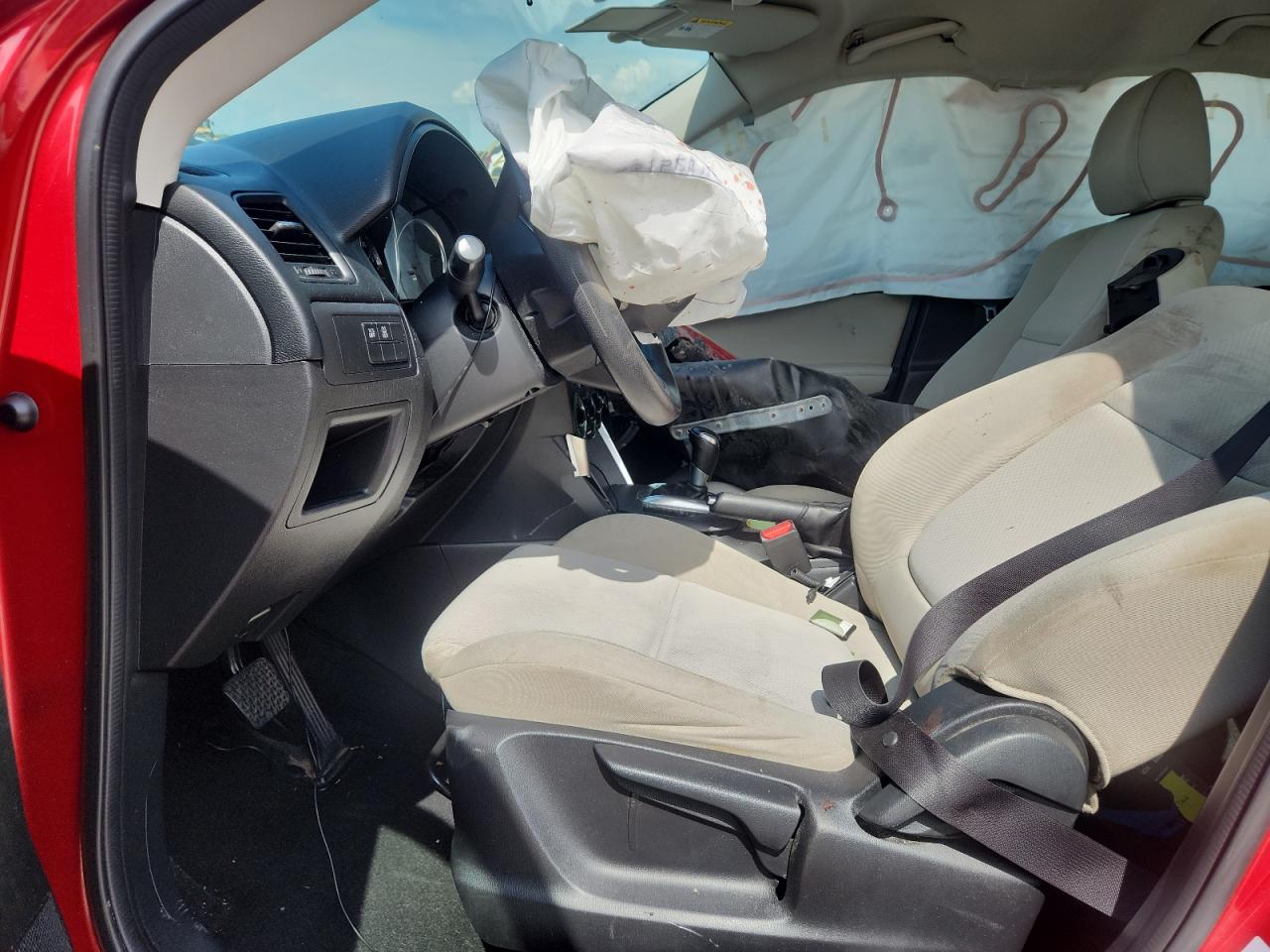 2015 Mazda Cx-5 Awd Red vin: JM3KE4BY0F0480027 Damage: Airbag - Front Left, Deployed, Replacement Required