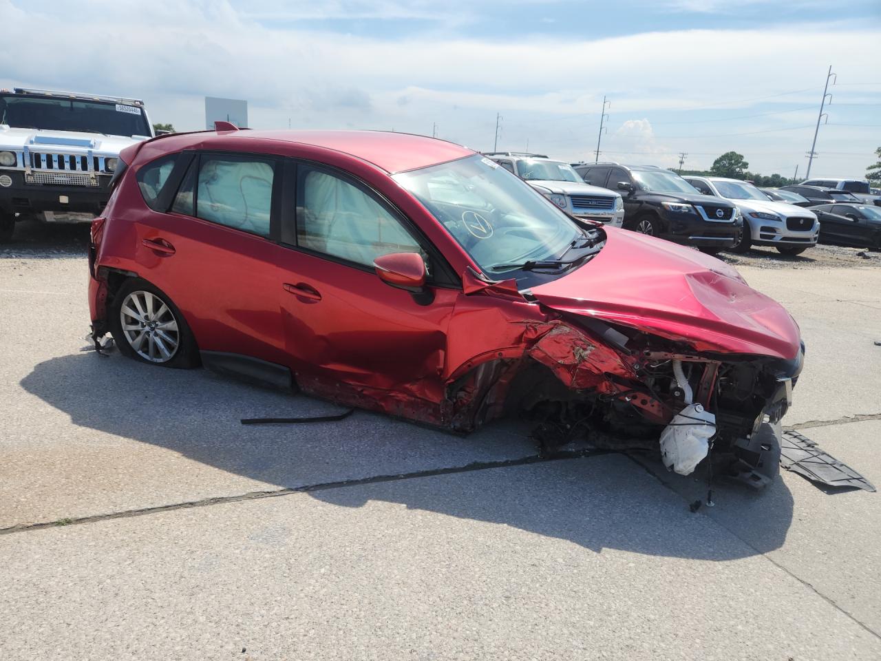2015 Mazda Cx-5 Awd Red vin: JM3KE4BY0F0480027 Damage: Right Head Lamp, Missing, Replacement Required