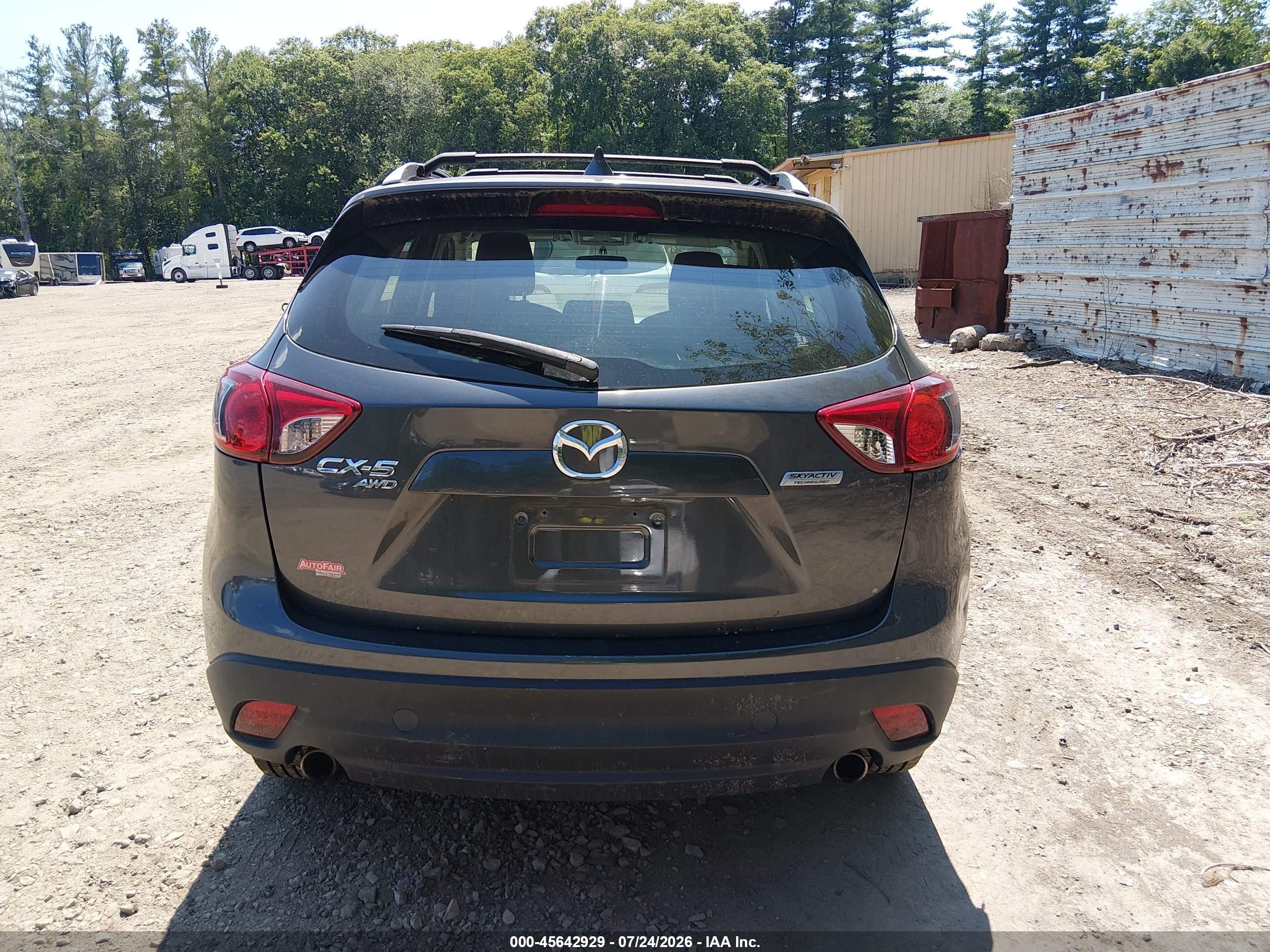 2015 Mazda Cx-5 Sport Gray vin: JM3KE4BY0F0510658