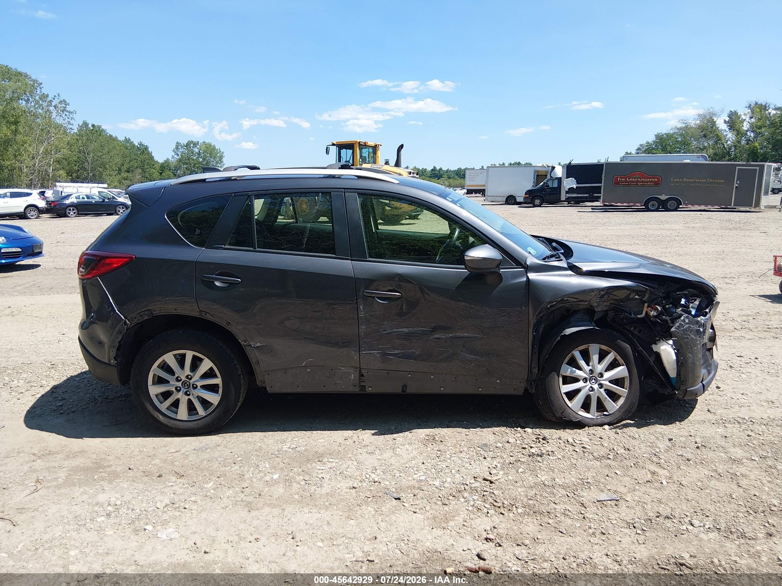 2015 Mazda Cx-5 Sport Gray vin: JM3KE4BY0F0510658