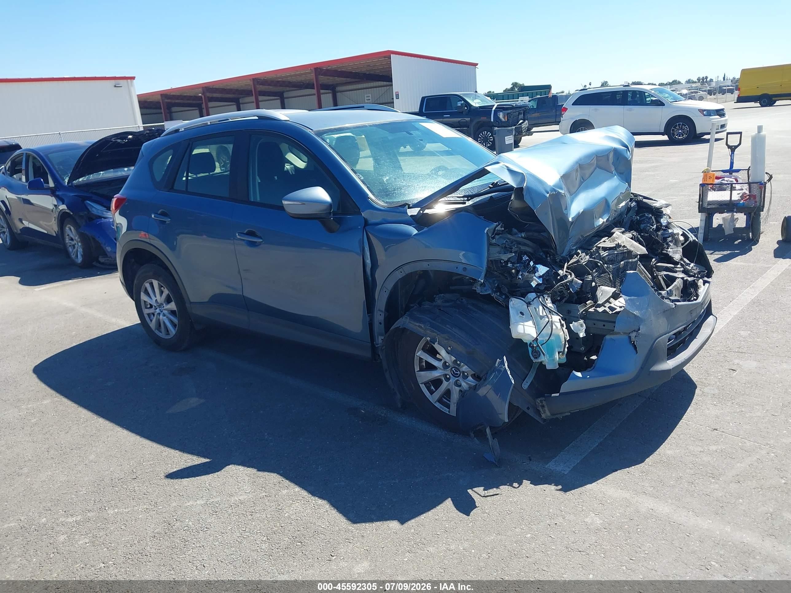 2015 Mazda Cx-5 Sport Blue vin: JM3KE4BY0F0532370