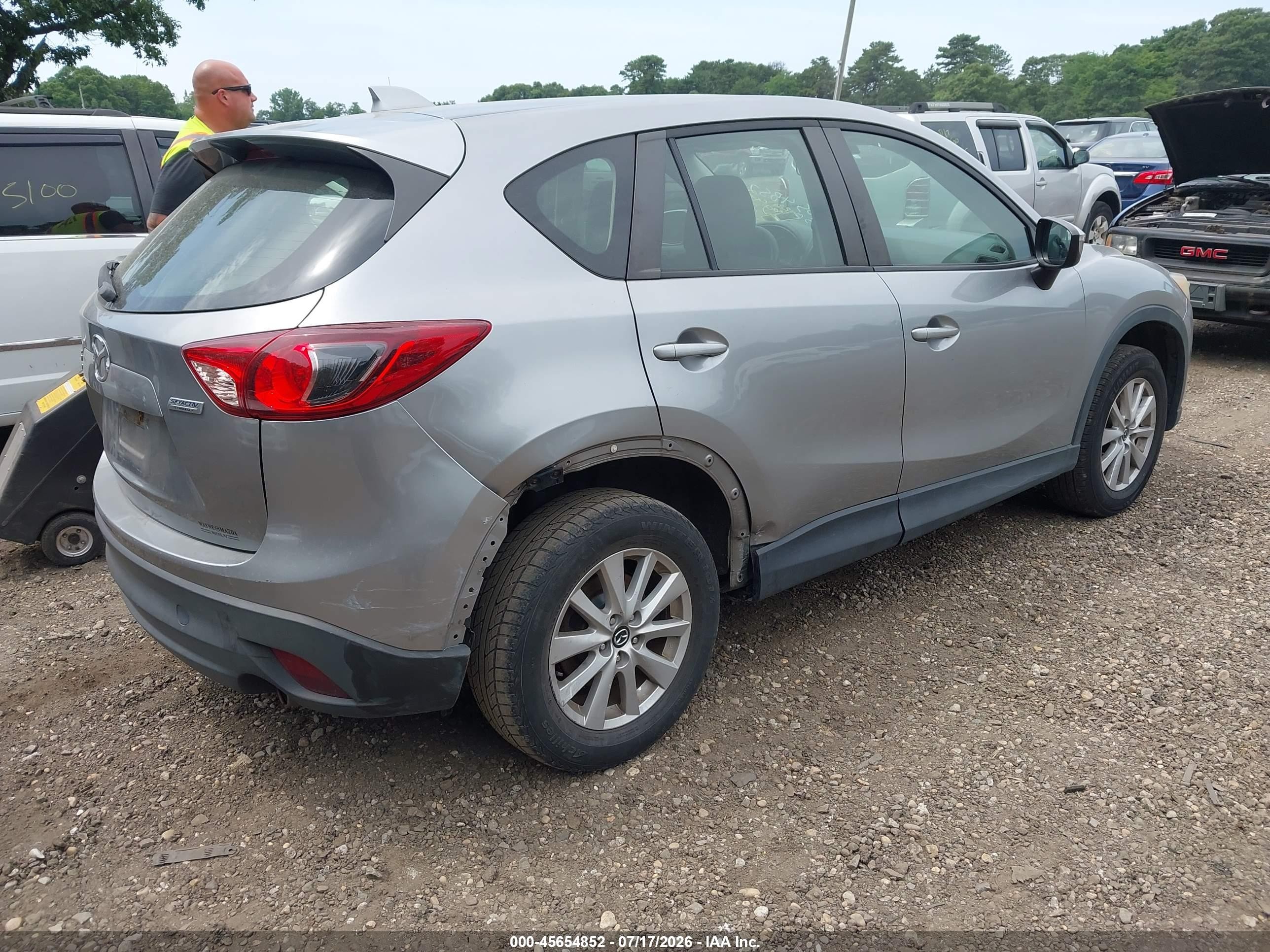 2015 Mazda Cx-5 Sport Gray vin: JM3KE4BY0F0533597