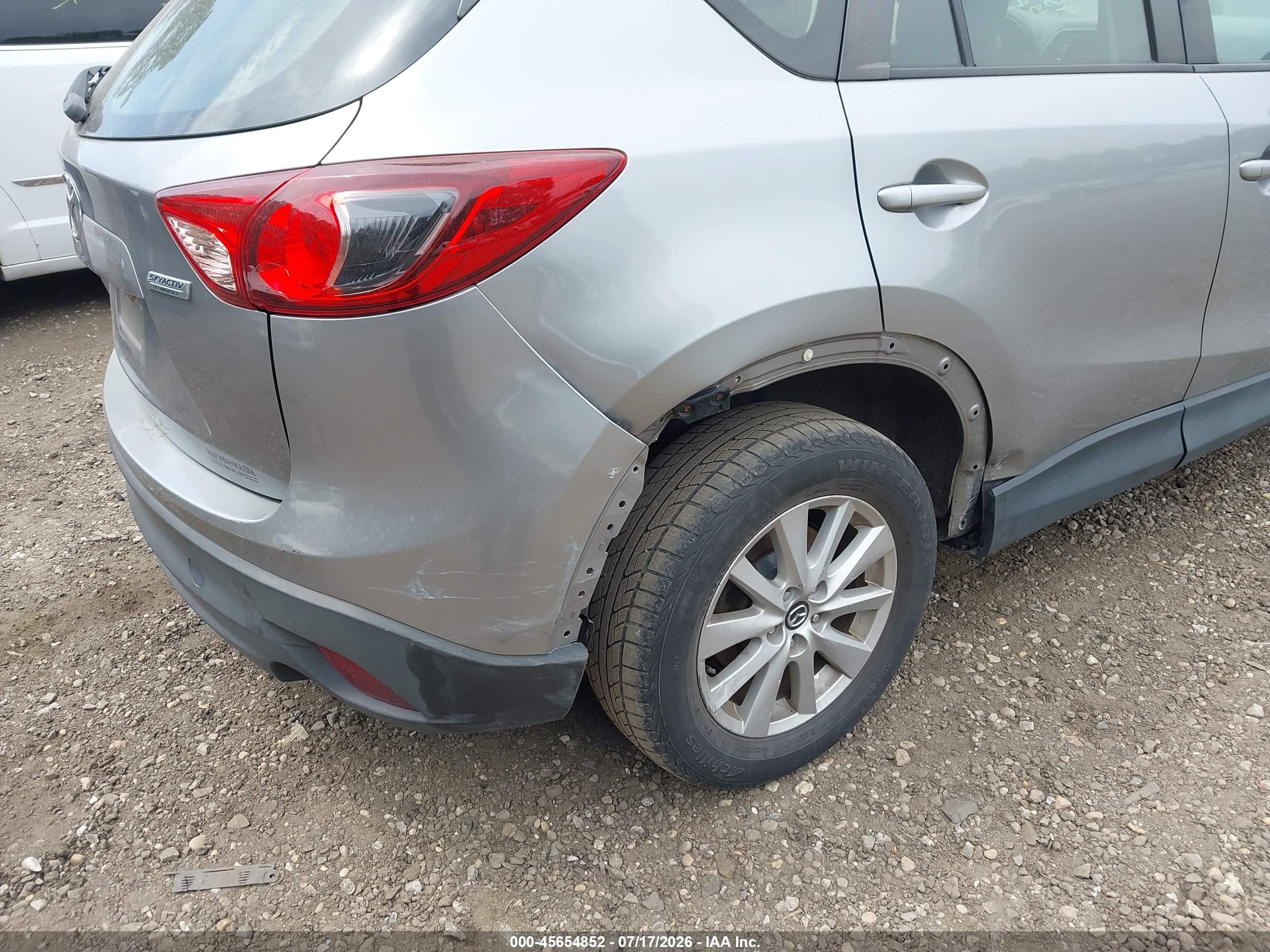 2015 Mazda Cx-5 Sport Gray vin: JM3KE4BY0F0533597