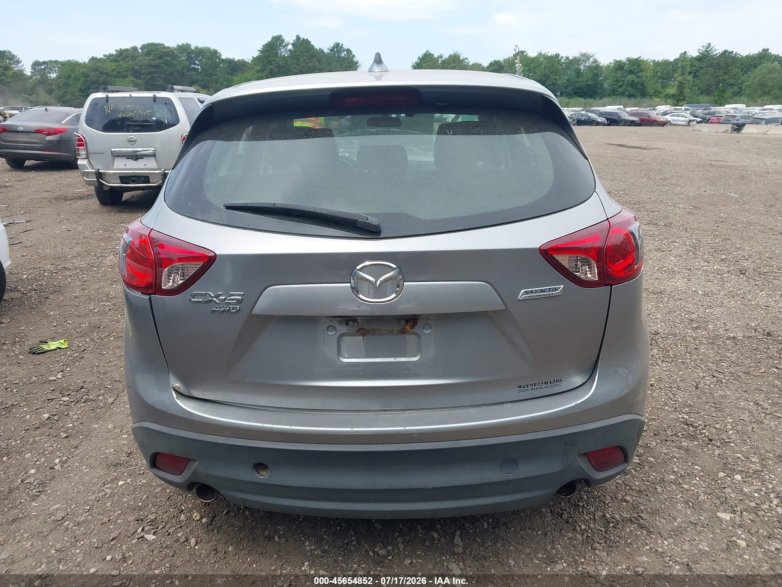 2015 Mazda Cx-5 Sport Gray vin: JM3KE4BY0F0533597