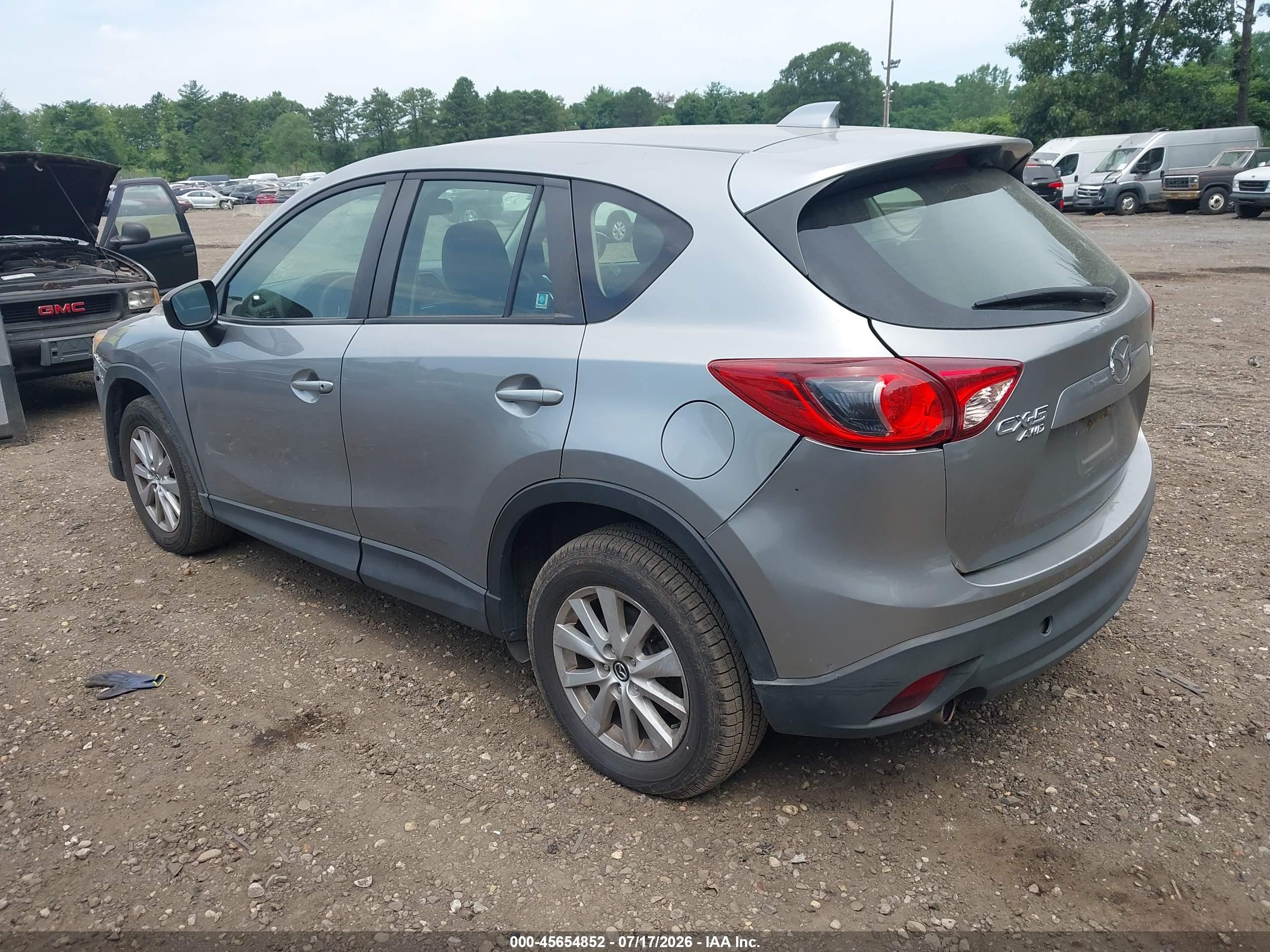 2015 Mazda Cx-5 Sport Gray vin: JM3KE4BY0F0533597