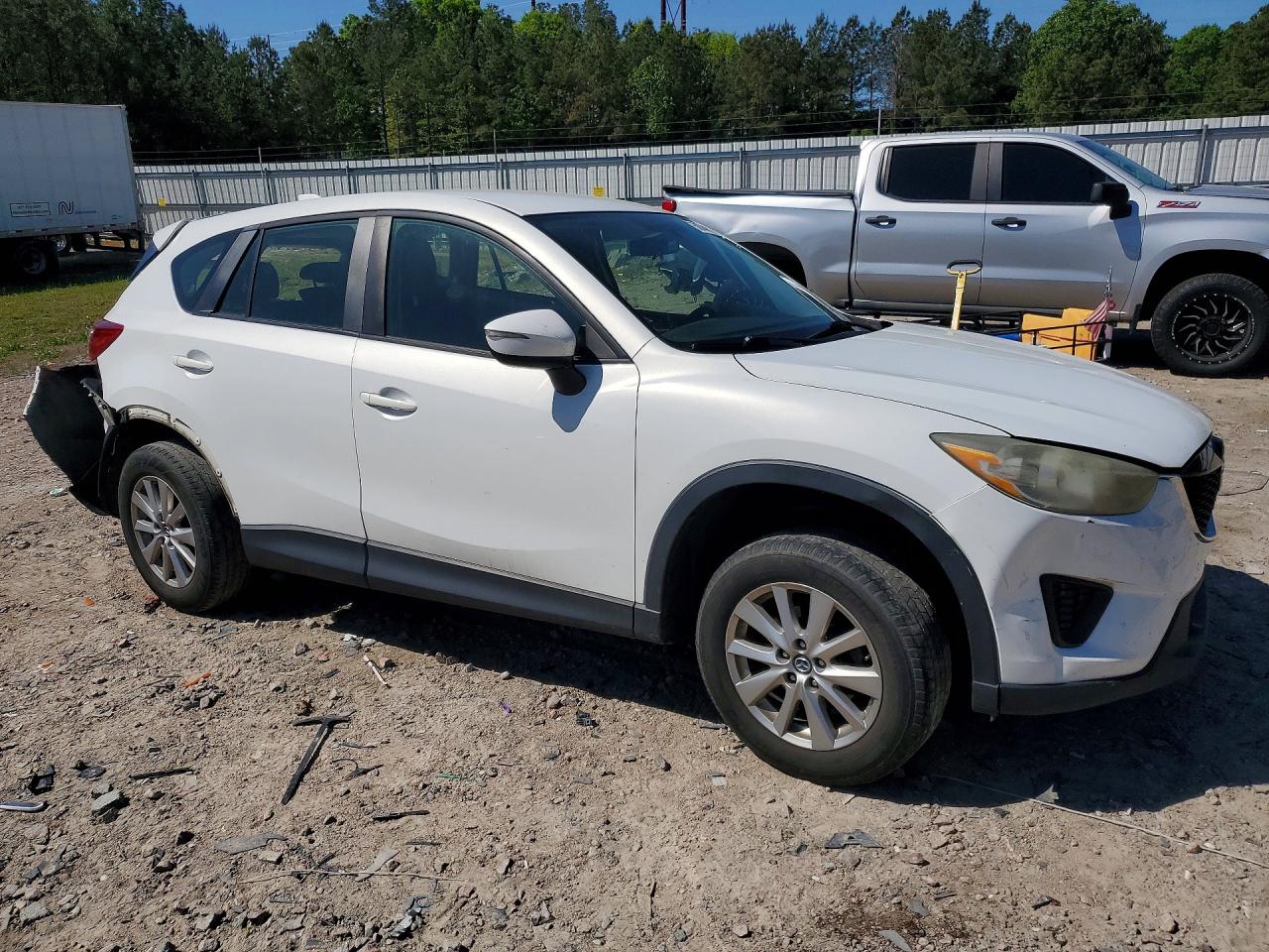 2015 Mazda Cx-5 4d 4wd White vin: JM3KE4BY2F0495628