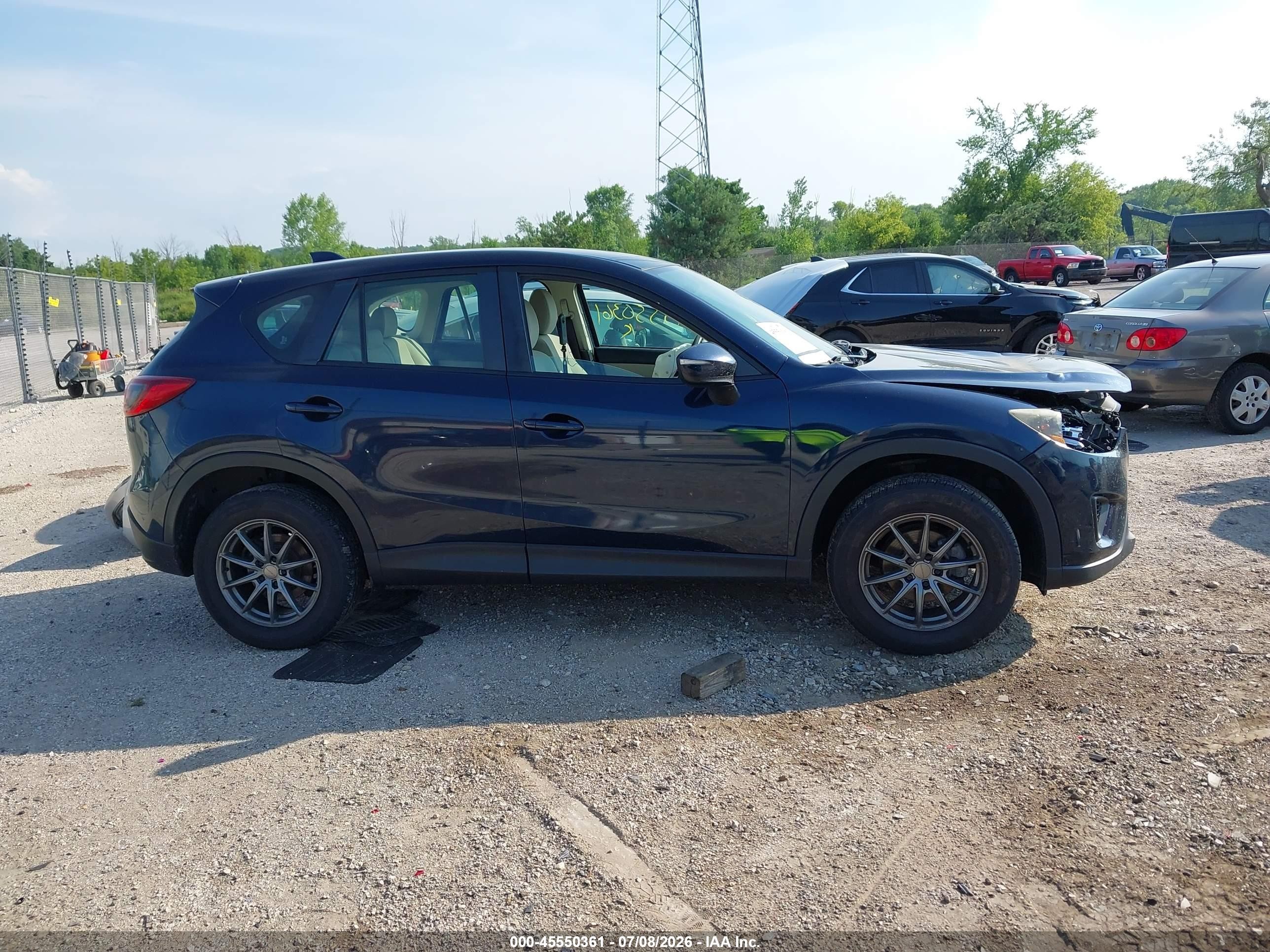 2015 Mazda Cx-5 Sport Blue vin: JM3KE4BY2F0502271